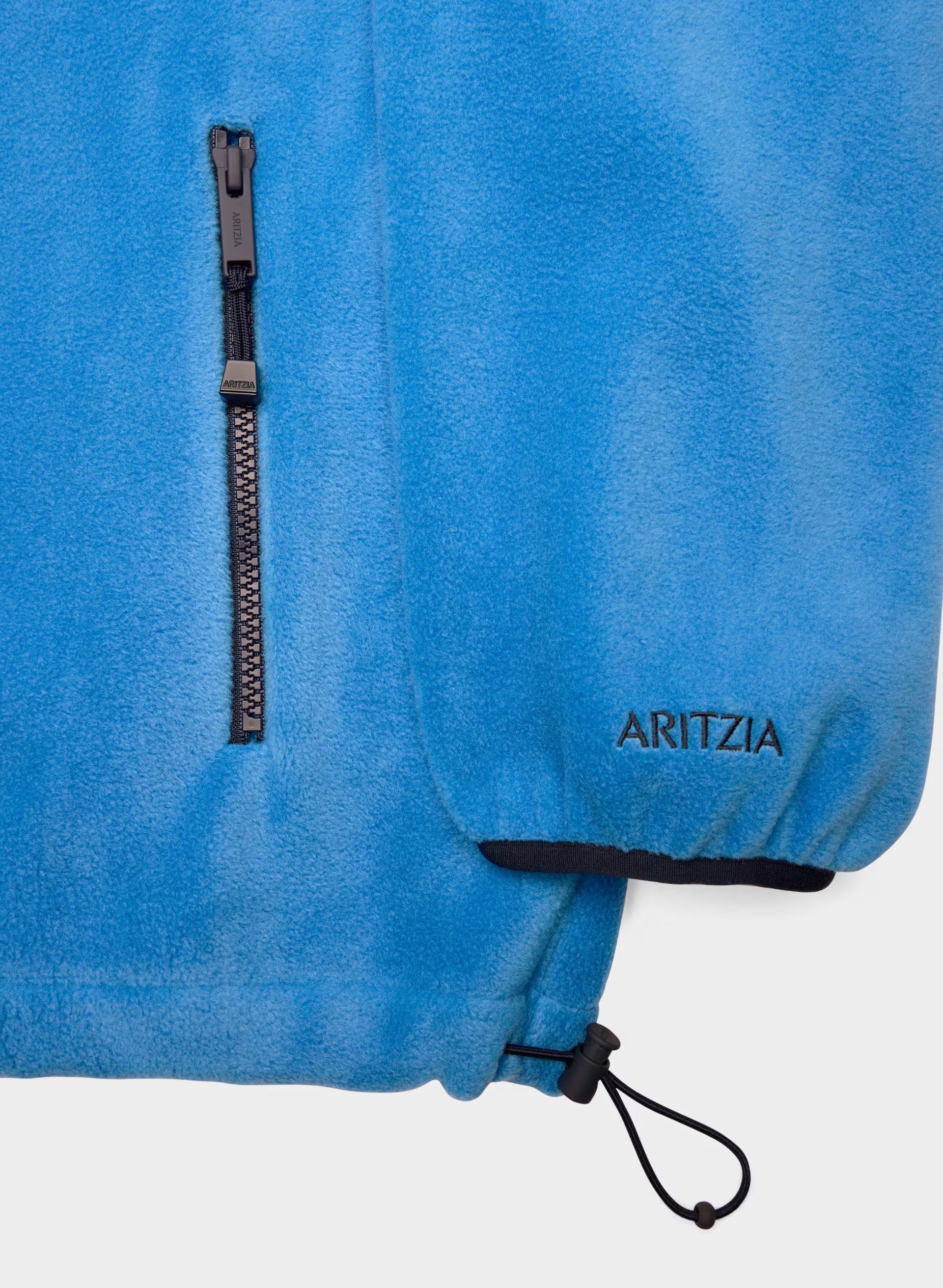 Outlook Zip Mockneck - Bigfoot Fleece - LAZULI BLUE