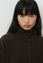 Mellow 1/2 Zip - Bigfoot Fleece - CACAO NIB BROWN