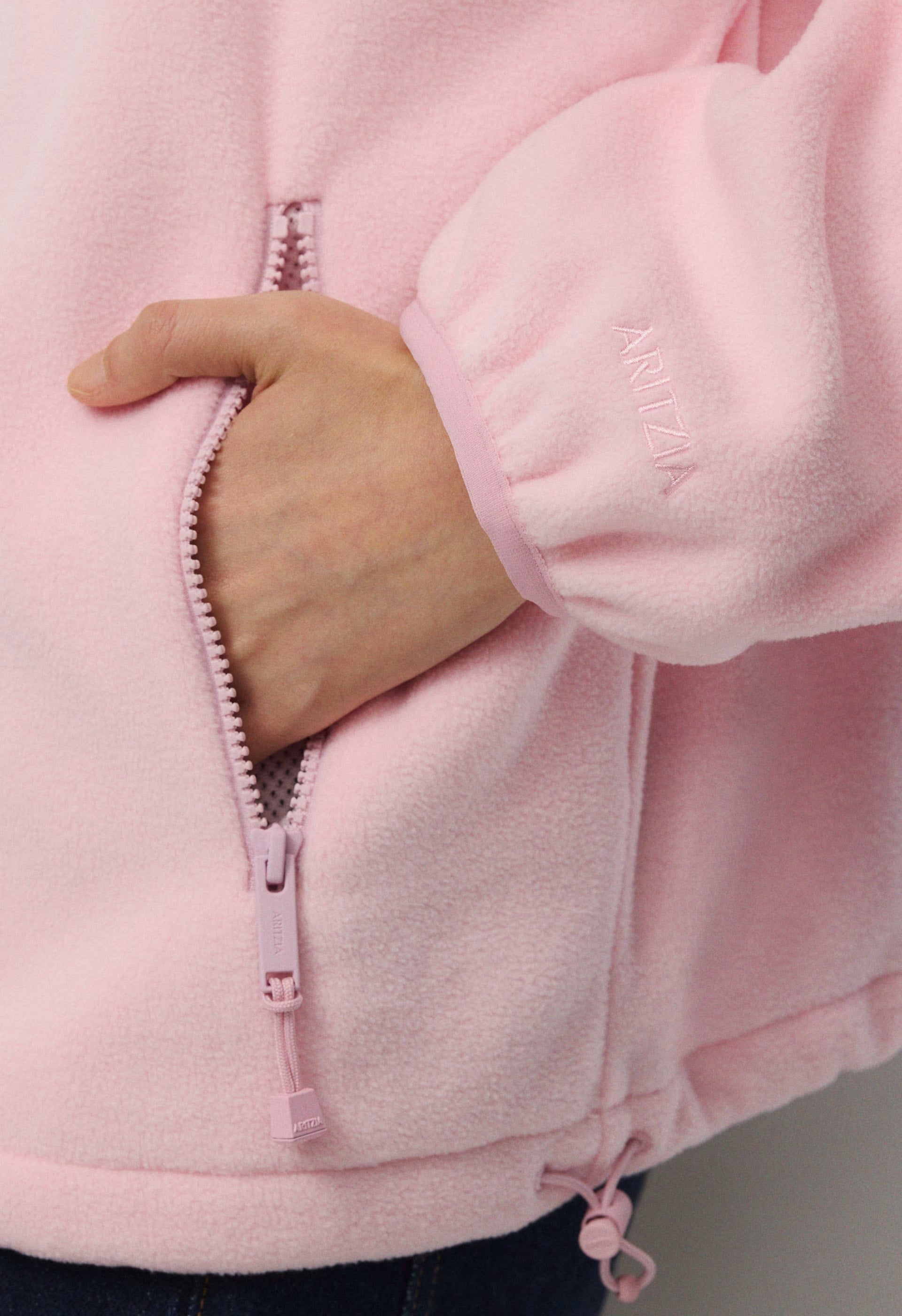 Mellow 1/2 Zip - Bigfoot Fleece - MAGNOLIA
