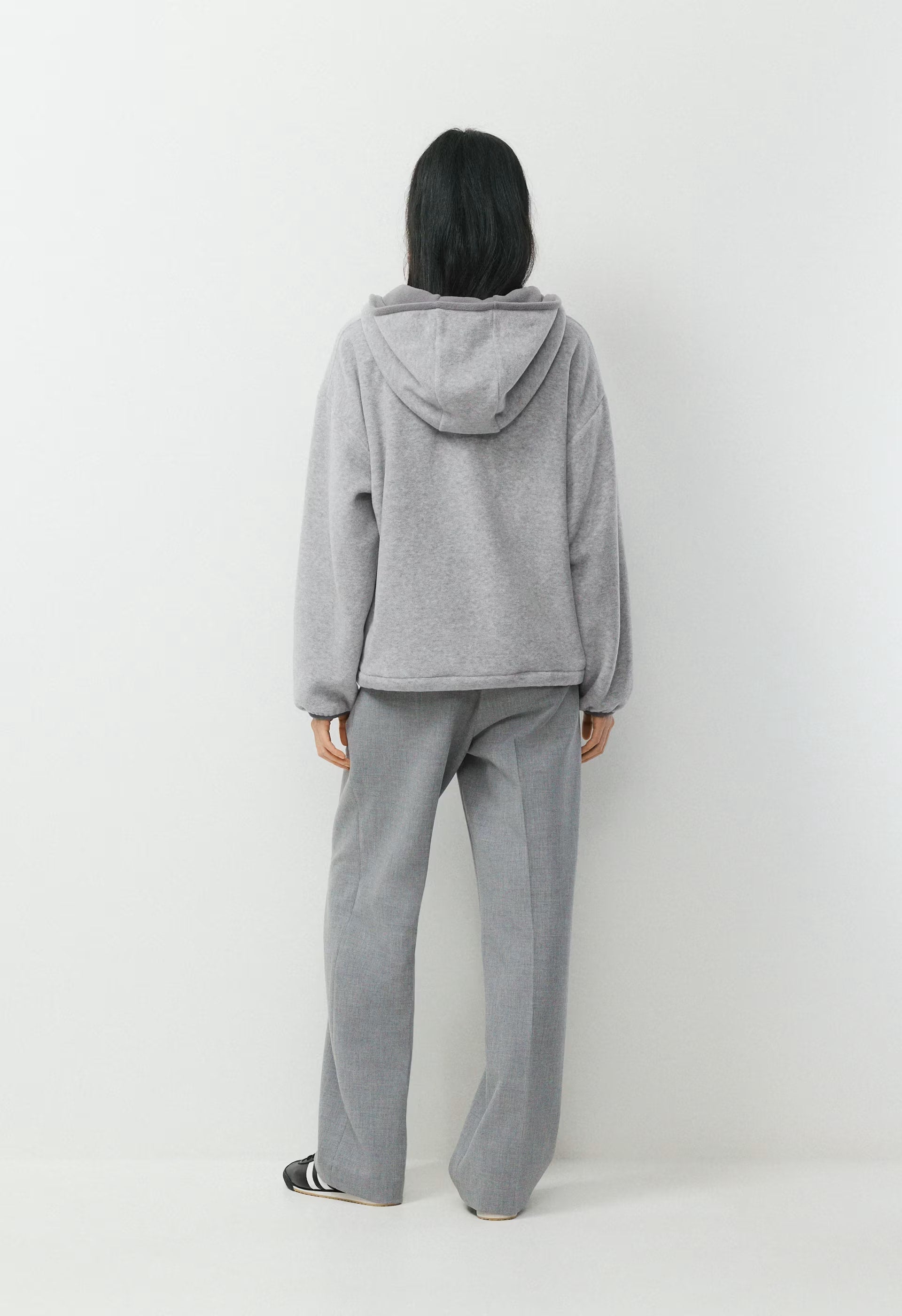Backwoods Zip Hoodie - Bigfoot Fleece - HEATHER DOVER GREY