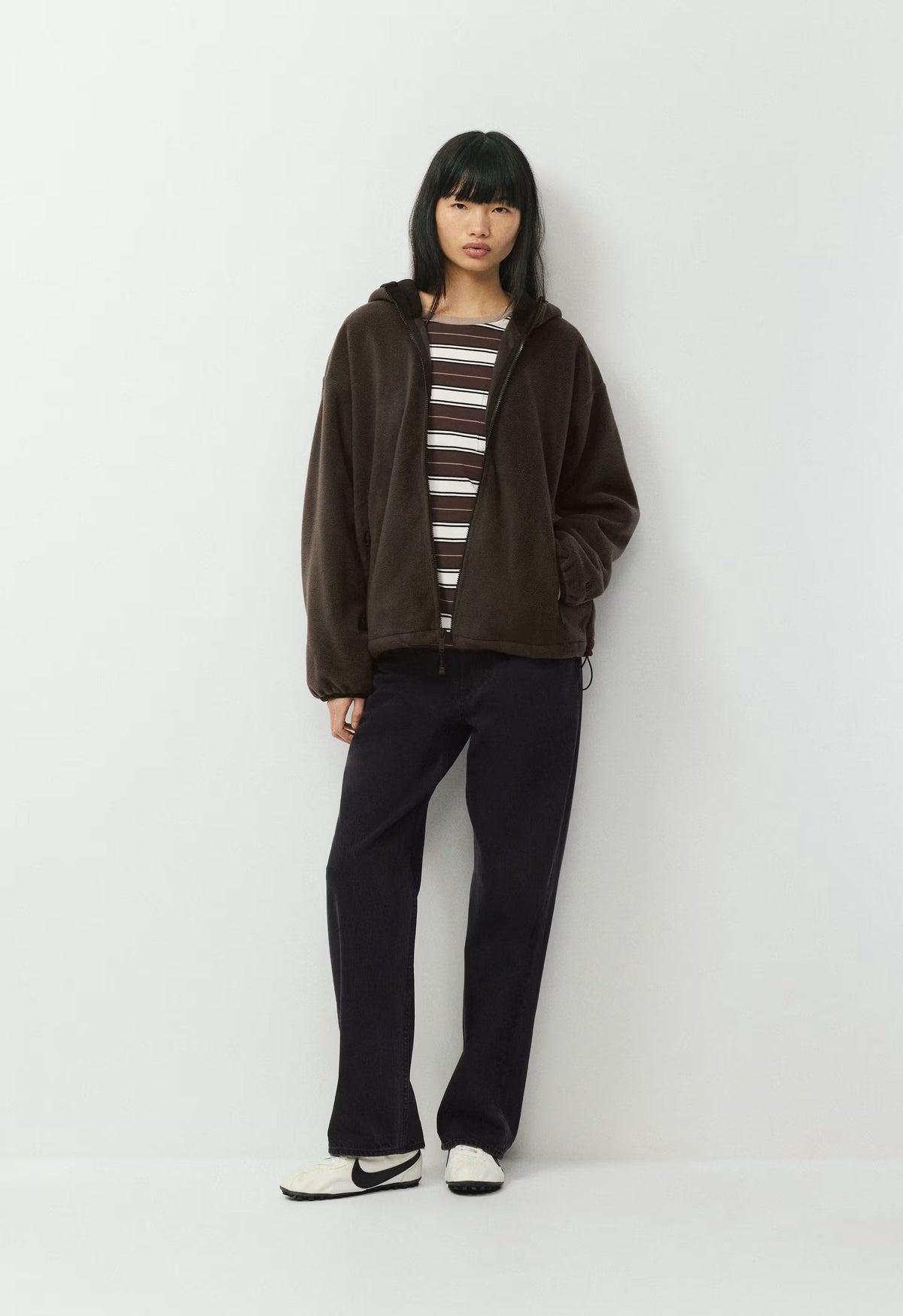 Backwoods Zip Hoodie - Bigfoot Fleece - CACAO NIB BROWN