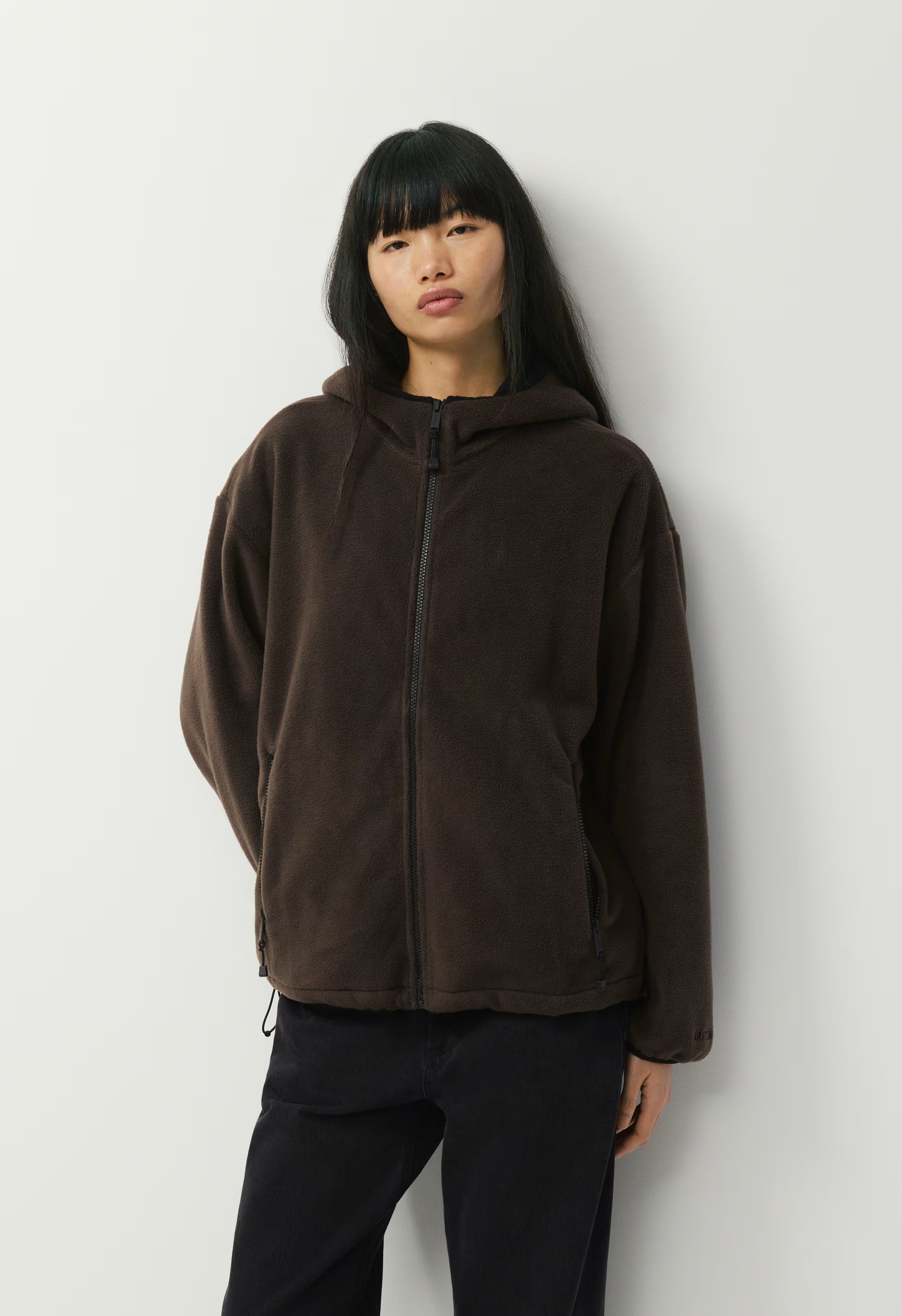 Backwoods Zip Hoodie - Bigfoot Fleece - CACAO NIB BROWN