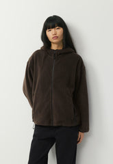 Backwoods Zip Hoodie - Bigfoot Fleece - CACAO NIB BROWN