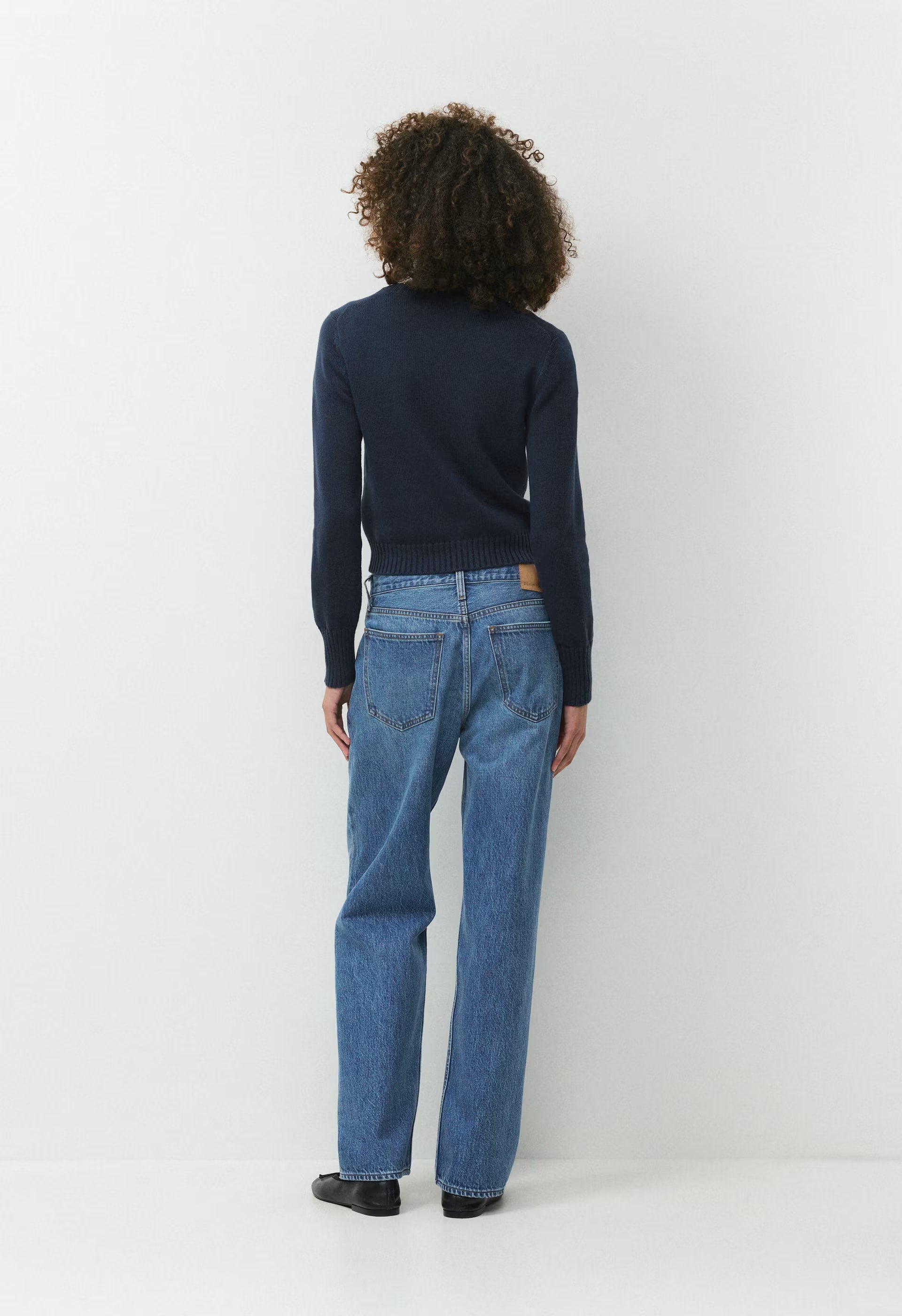 Cotton Charm™ Teatime Icon Sweater - ADMIRAL NAVY/ LUNA