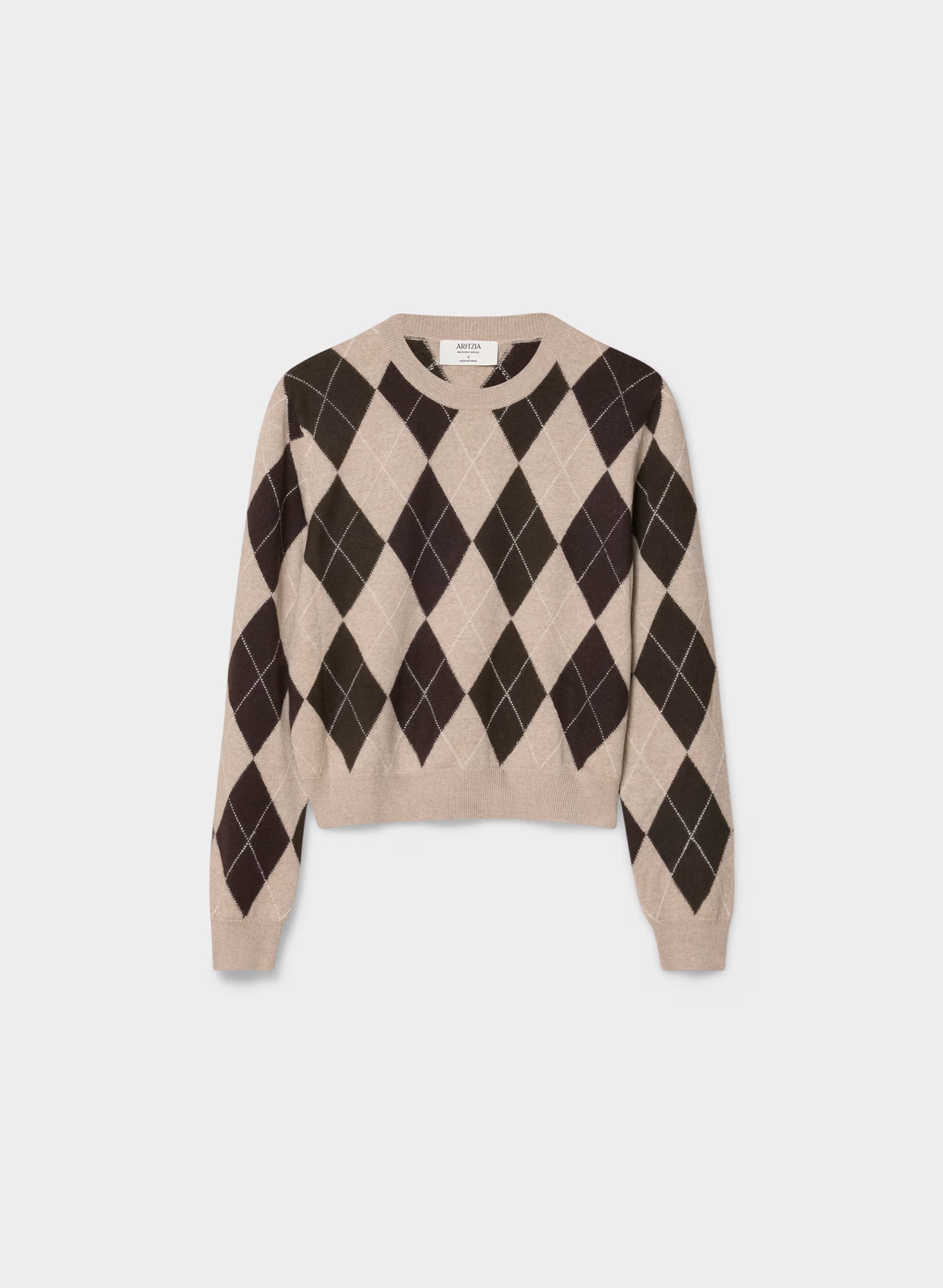 Bare Merino Wool Bloor Sweater - H ND TPE/CC NB BRWN