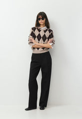 Bare Merino Wool Bloor Sweater - H ND TPE/CC NB BRWN