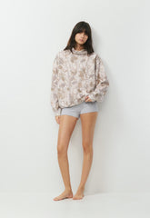 Cozy Sweatfleece Mega Funnel Neck - FLUENT TAUP NATURESCAP