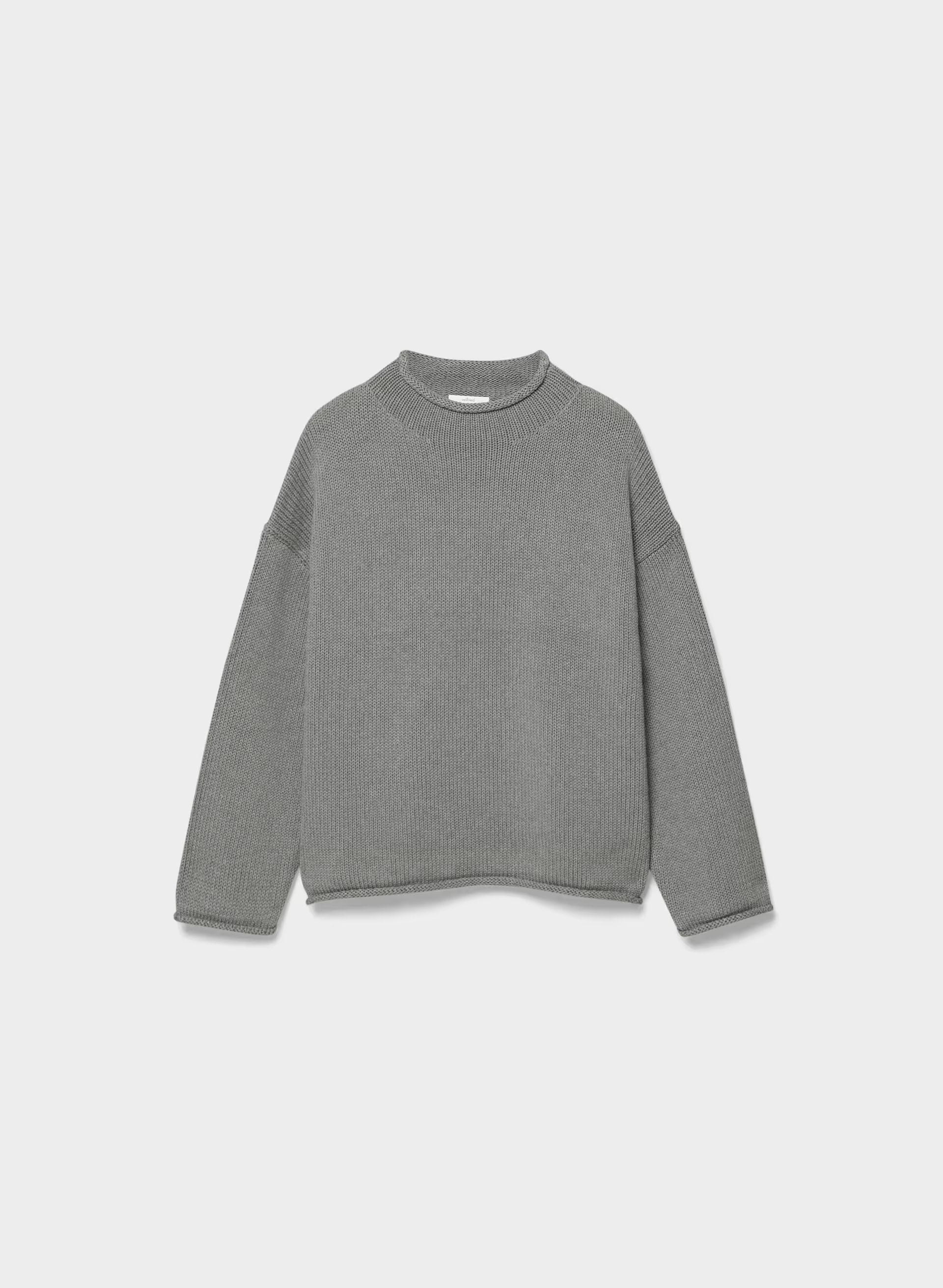 Abode Mockneck - HEATHER DARK GREY