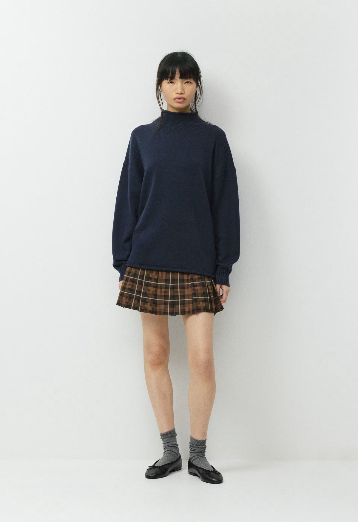 Cotton Charm™ Keepsake Mockneck - ADMIRAL NAVY