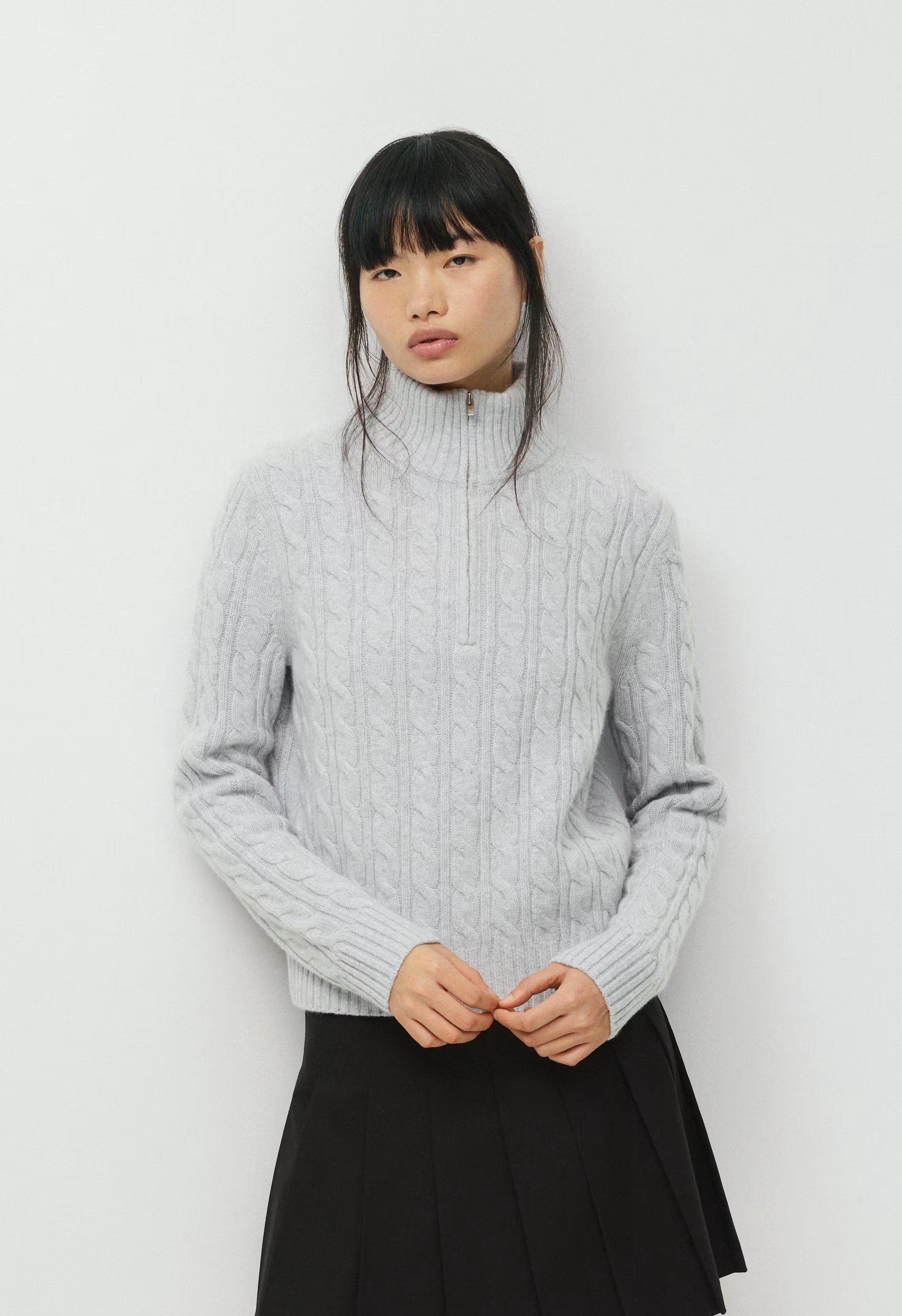 Elsewhere Mockneck - HEATHER CHROME