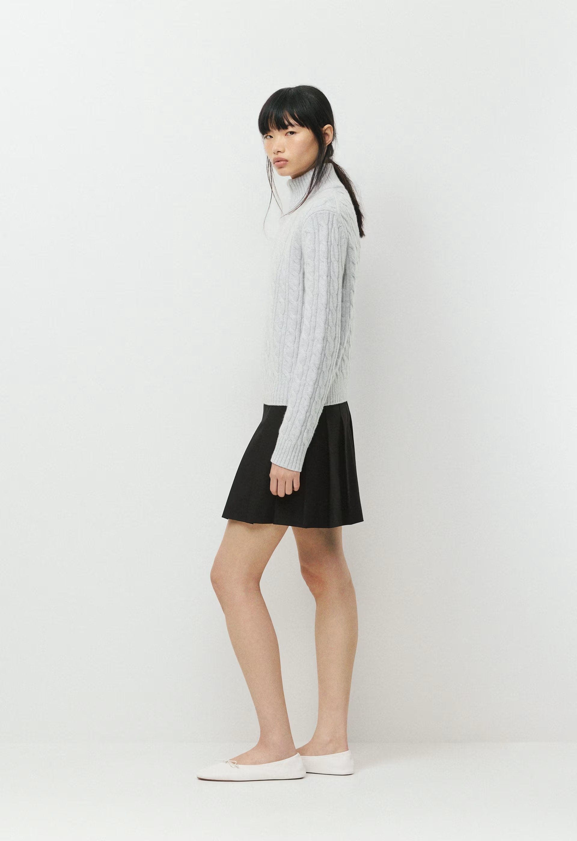 Elsewhere Mockneck - HEATHER CHROME