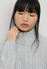 Elsewhere Mockneck - HEATHER CHROME