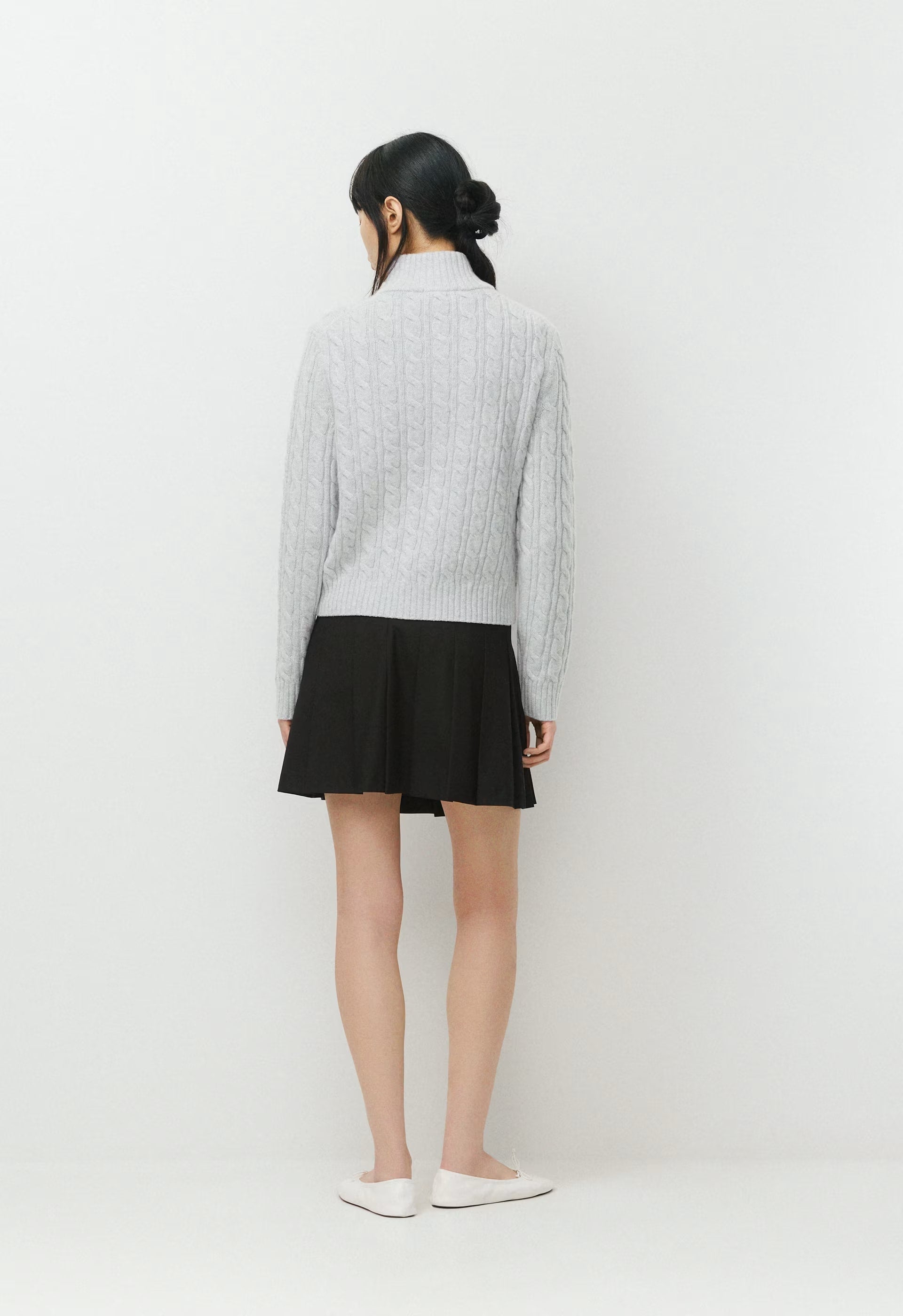 Elsewhere Mockneck - HEATHER CHROME