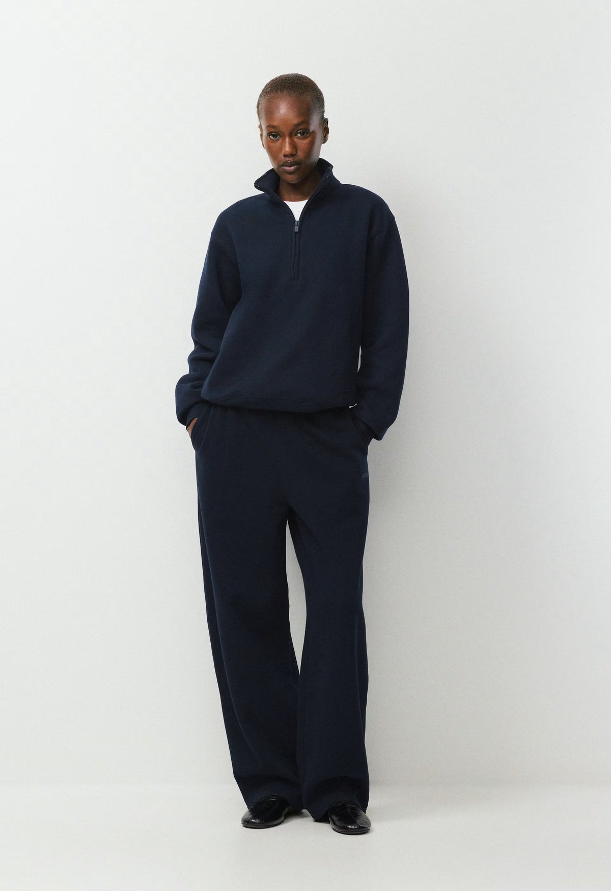 Cozy Sweatfleece Perfect 1/2 Zip - ADMIRAL NAVY