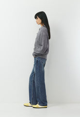 Fairground Cardigan - MARL ADMIRAL/WHITE