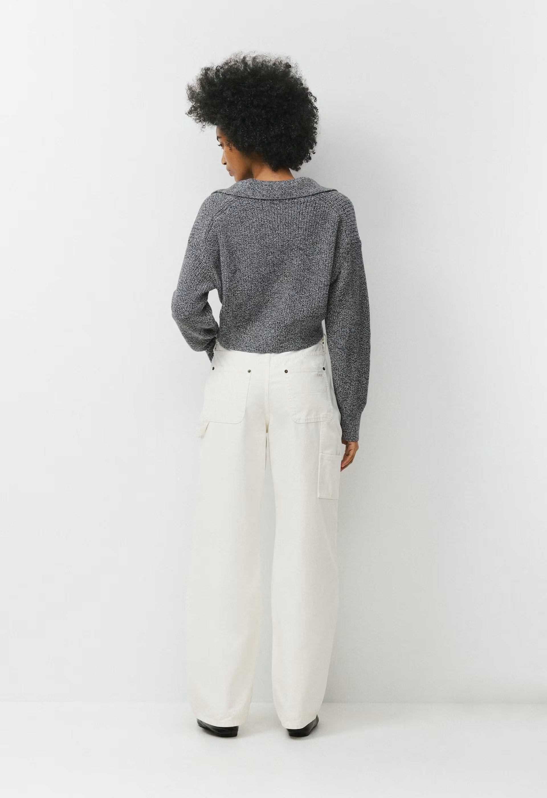Daytrip Polo Sweater - MARL ADMIRAL/WHITE