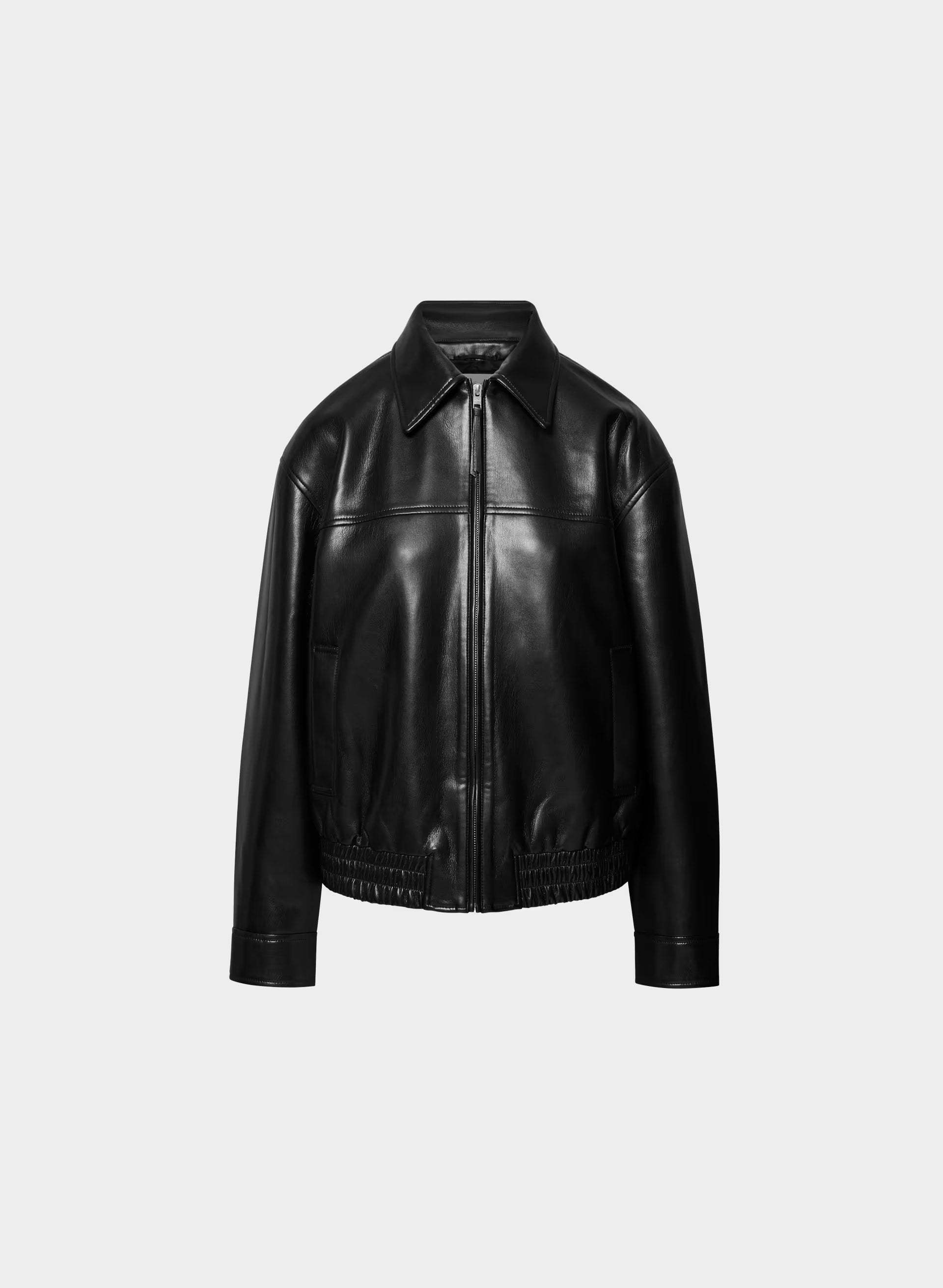 Falcon Jacket - UnReal Leather - BLACK