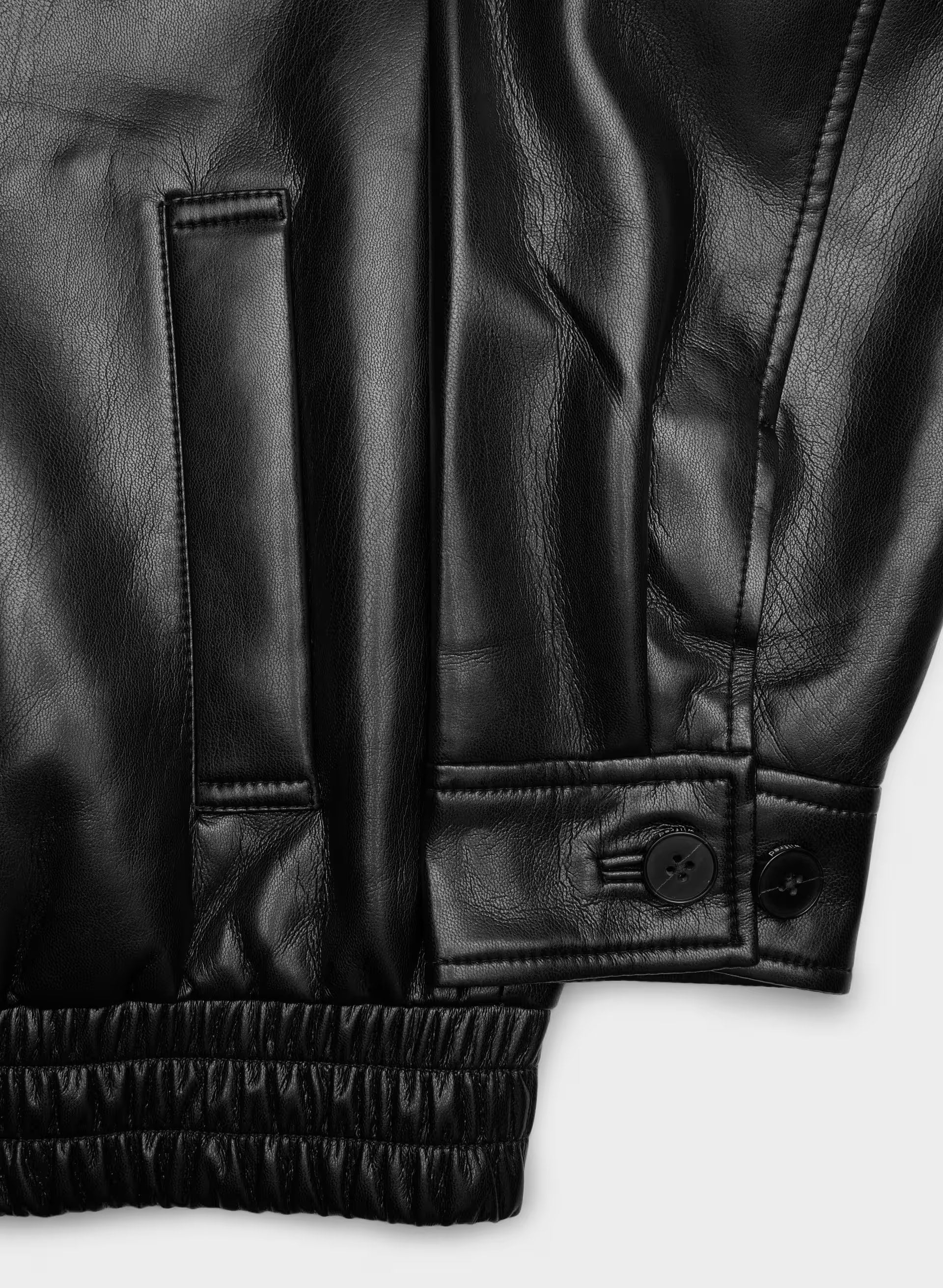 Falcon Jacket - UnReal Leather - BLACK
