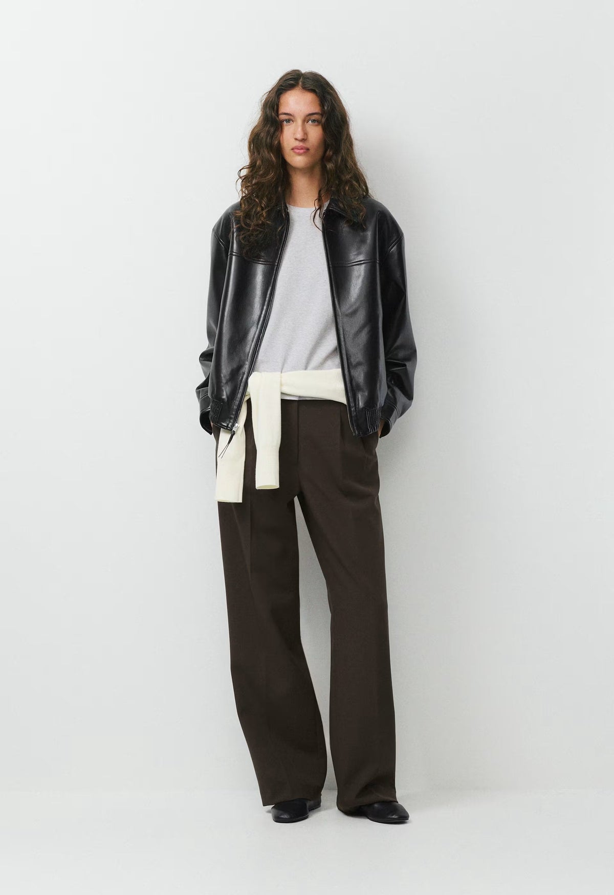 Falcon Jacket - UnReal Leather - BLACK