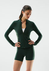 LIFE Relay Zip-Up - FIGTREE GREEN