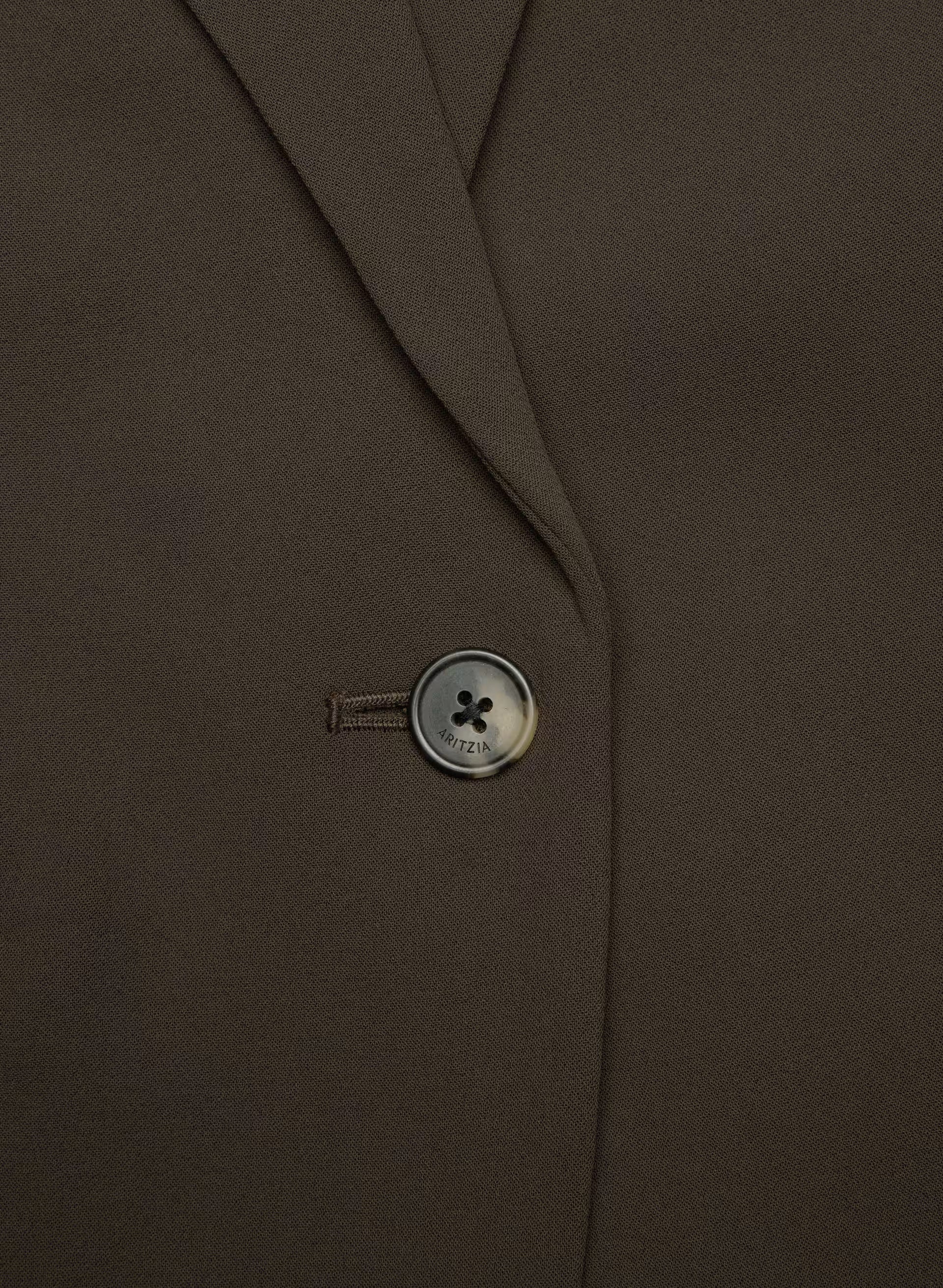 Etiquette Blazer - Crepette™ - CACAO NIB BROWN