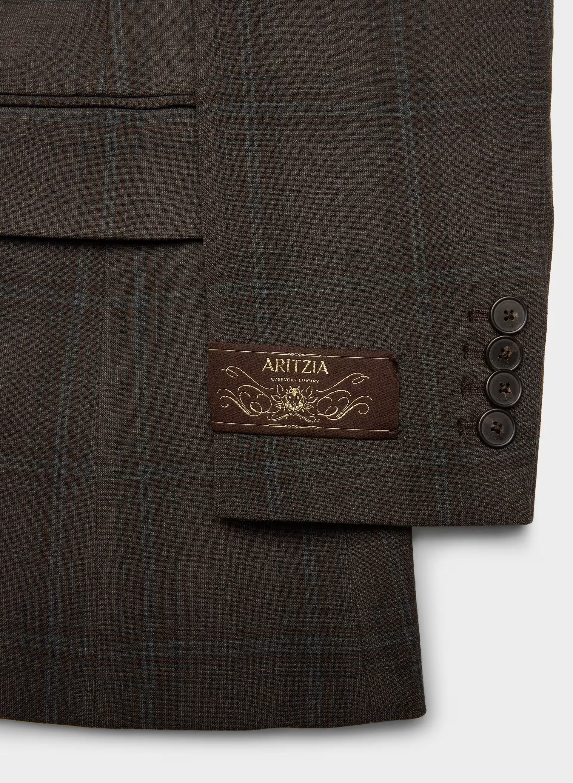 Standout Blazer - Eversential™ - CACAO NIB BRWN/GREY