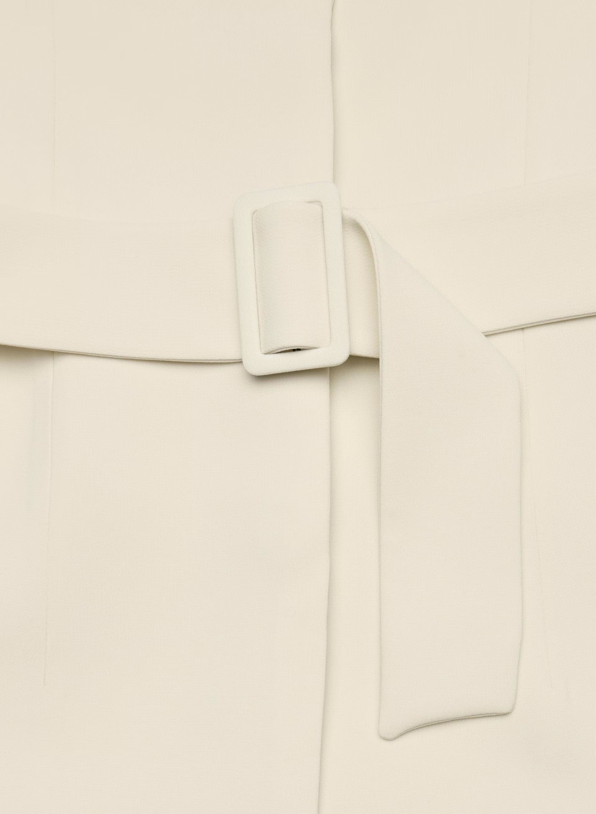 Brynn Shortsleeve Blazer - Sway Crepe - SEASIDE CREAM