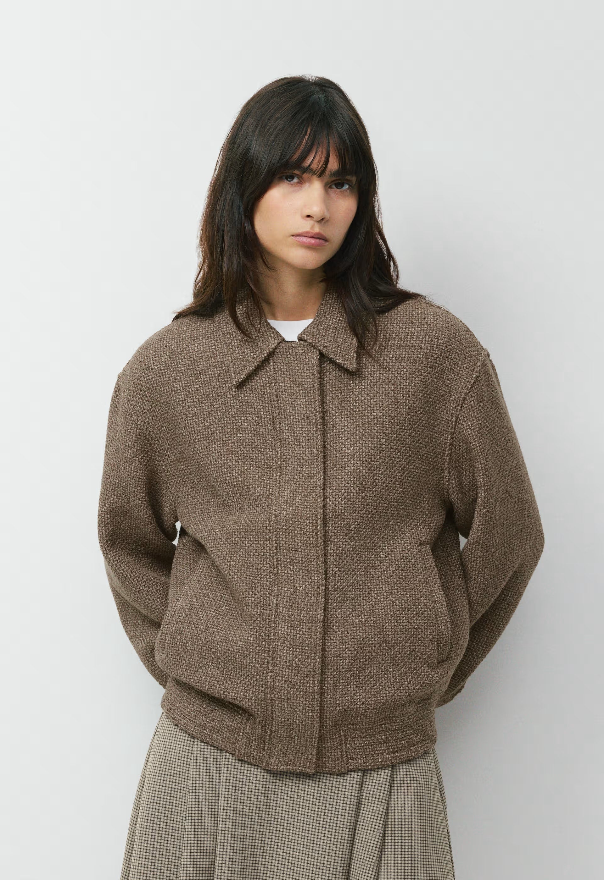 Mercury Bomber - Tweed - NOMAD TAUPE /BIRCH