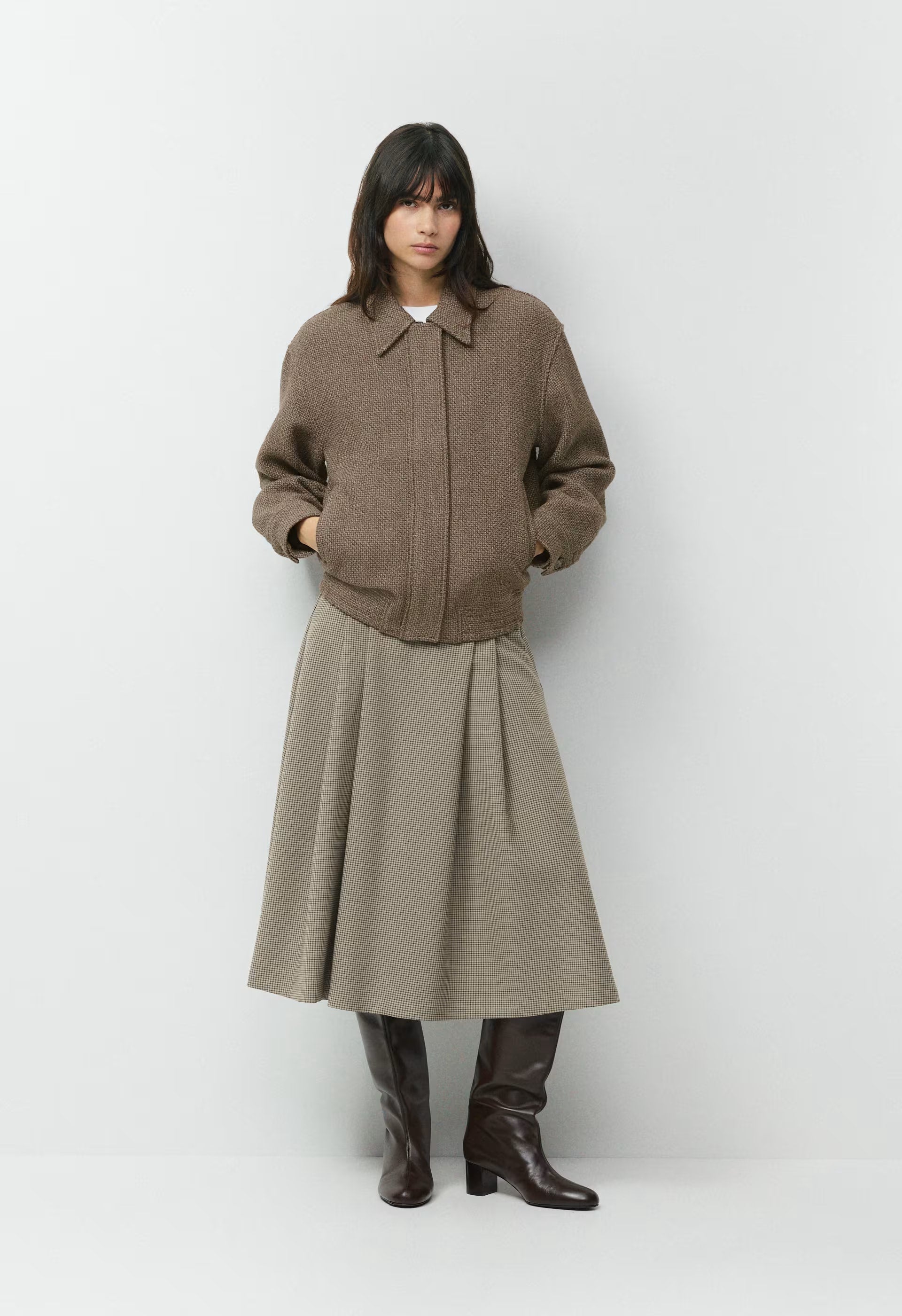 Mercury Bomber - Tweed - NOMAD TAUPE /BIRCH