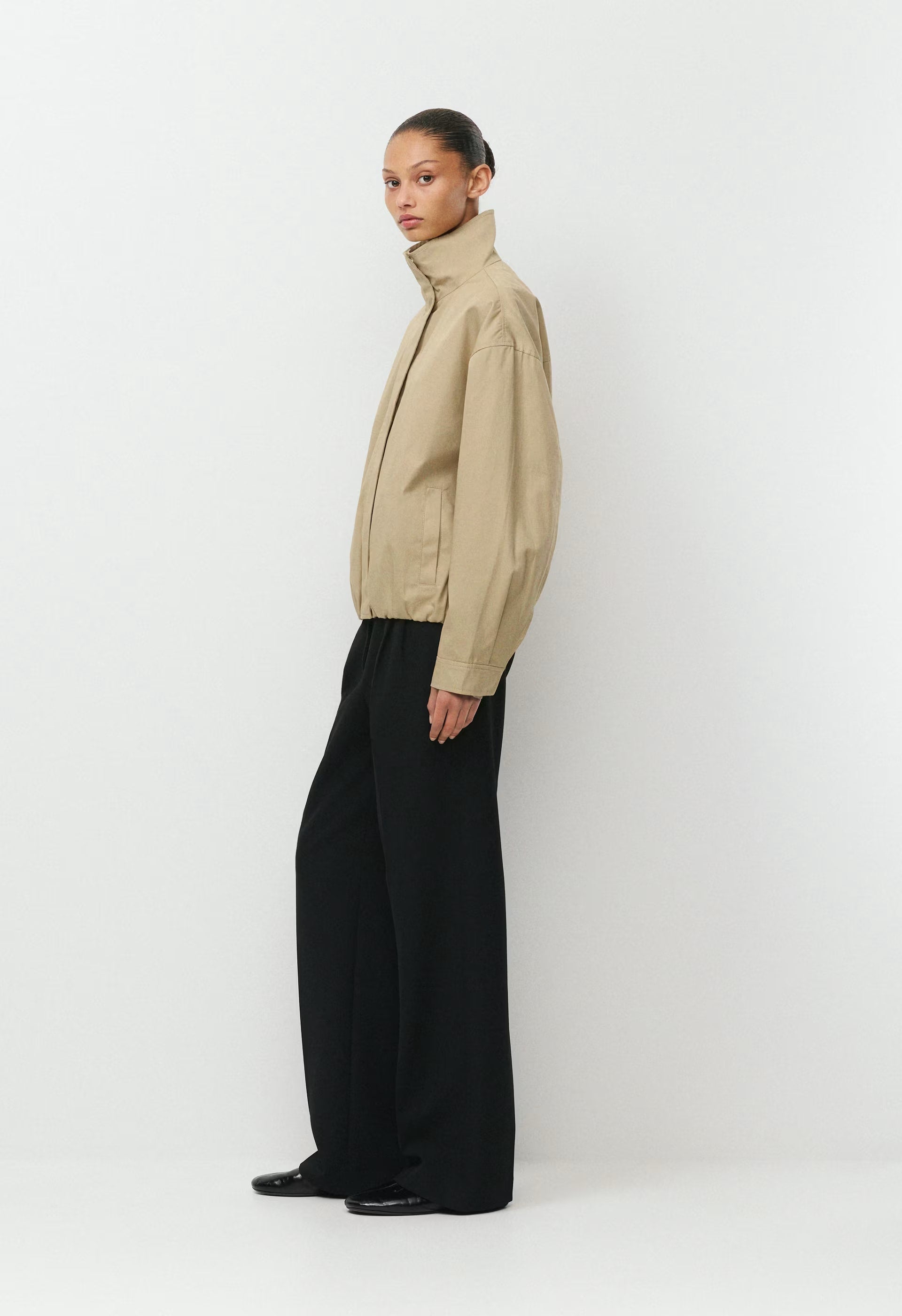 Geneva Jacket - City Twill - WICKER TAN