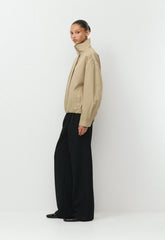 Geneva Jacket - City Twill - WICKER TAN