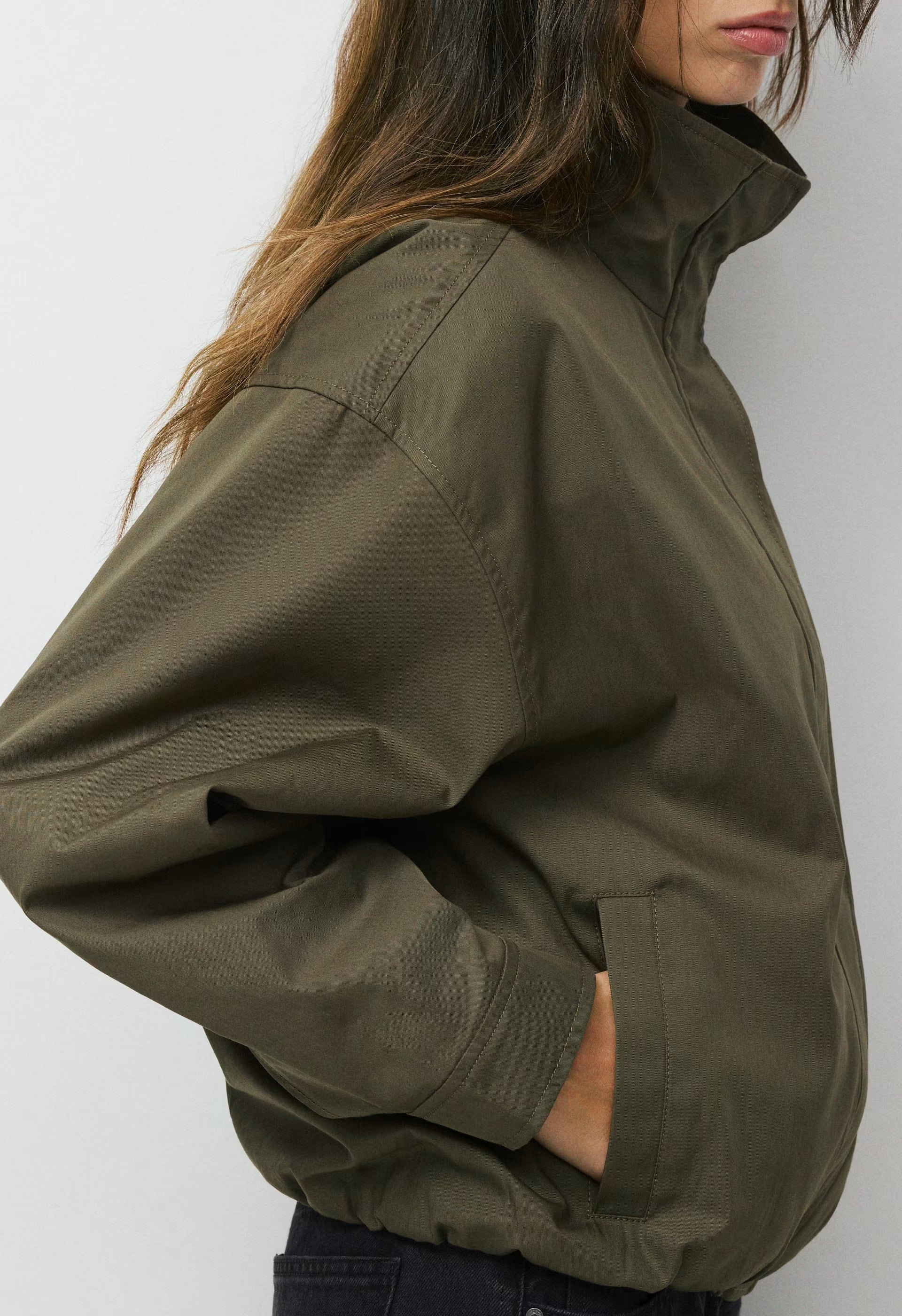 Geneva Jacket - City Twill - ATLAS OLIVE