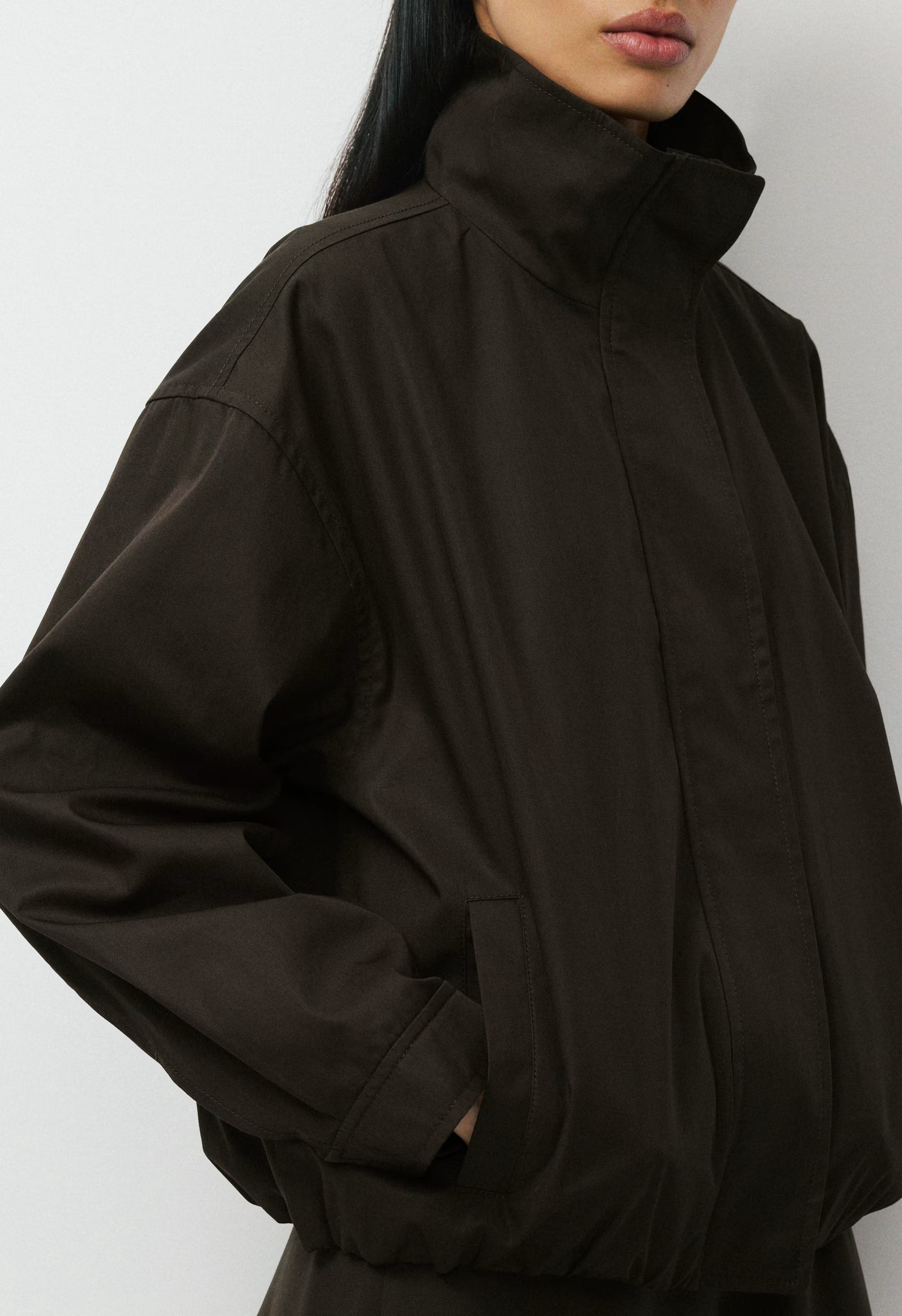 Geneva Jacket - City Twill - CACAO NIB BROWN