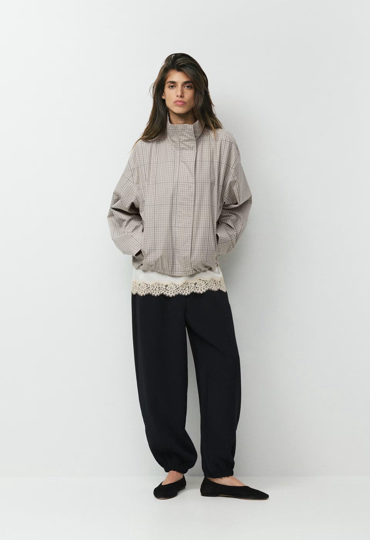 Geneva Jacket - City Twill - HRWCHK MATPRL / ADMRL