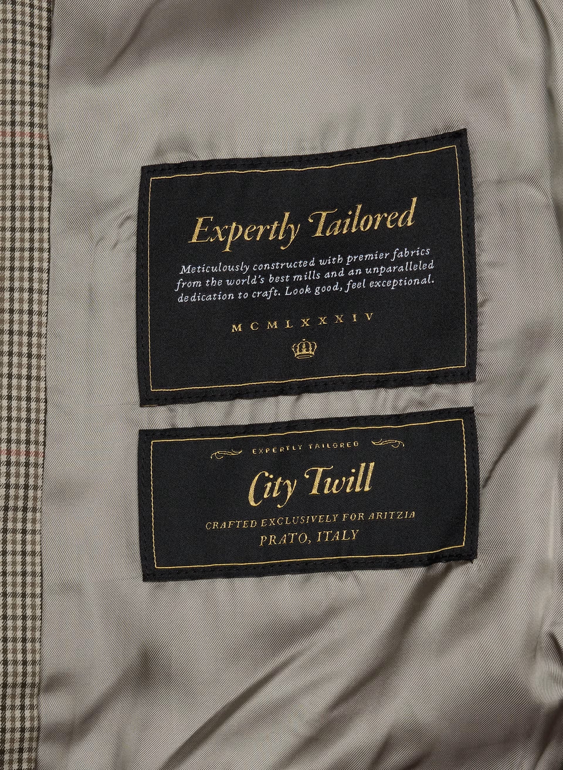 Geneva Jacket - City Twill - WSHRT CK ND TP/ANS BRN