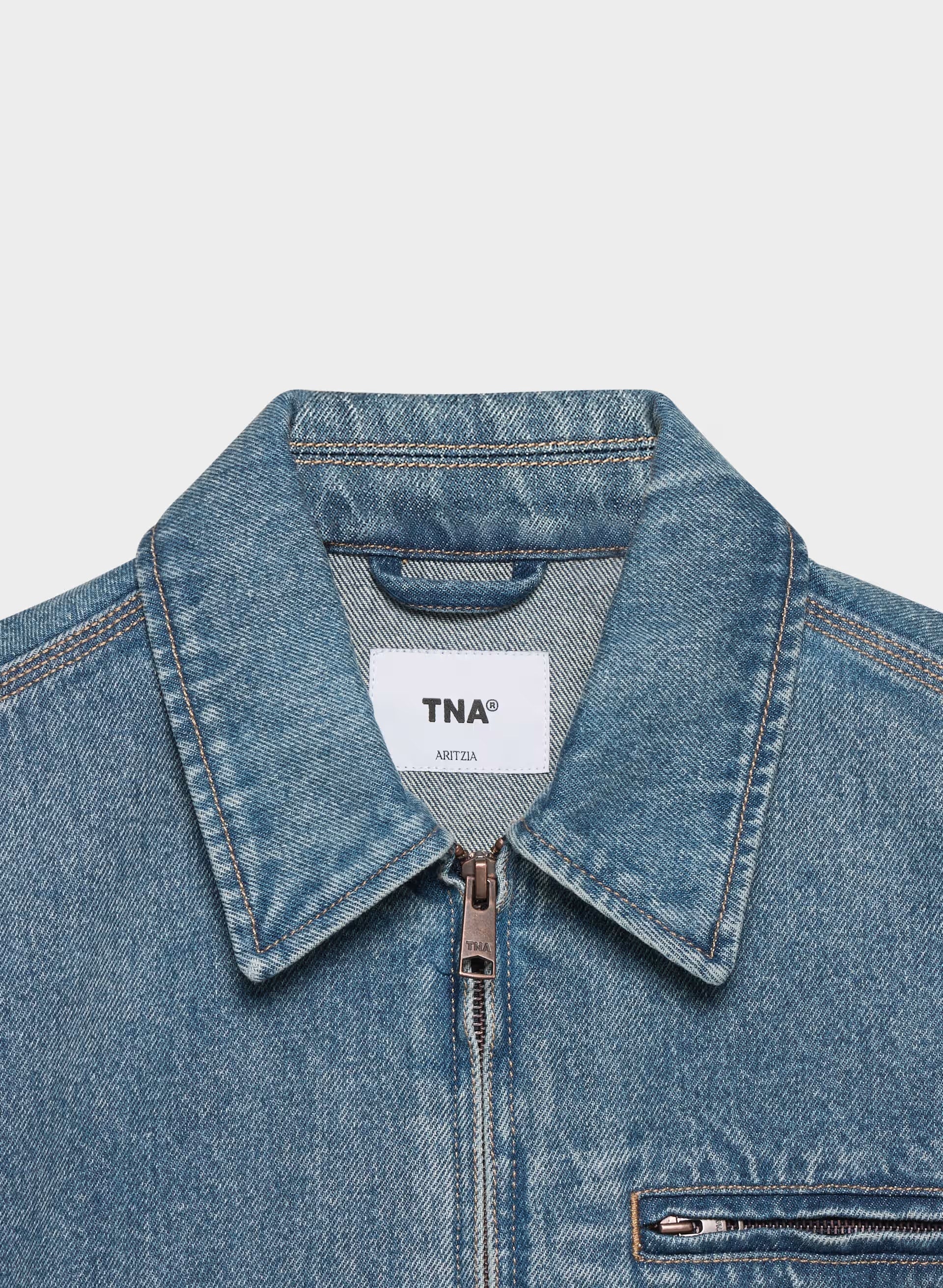 Barkley Lightweight Denim Jacket - VINTAGE MEDIUM BLUE