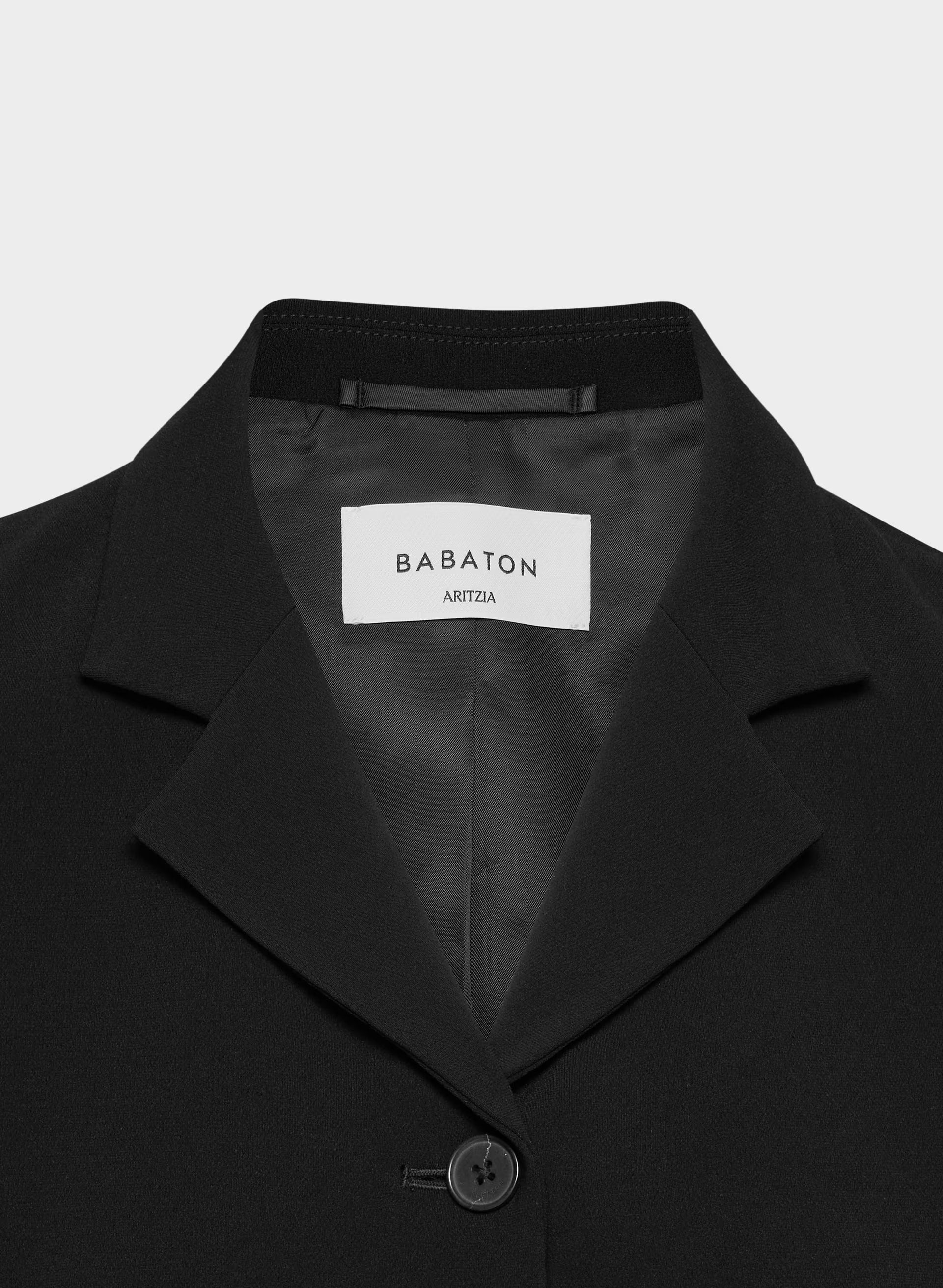 Domain Blazer - Sway Crepe - BLACK