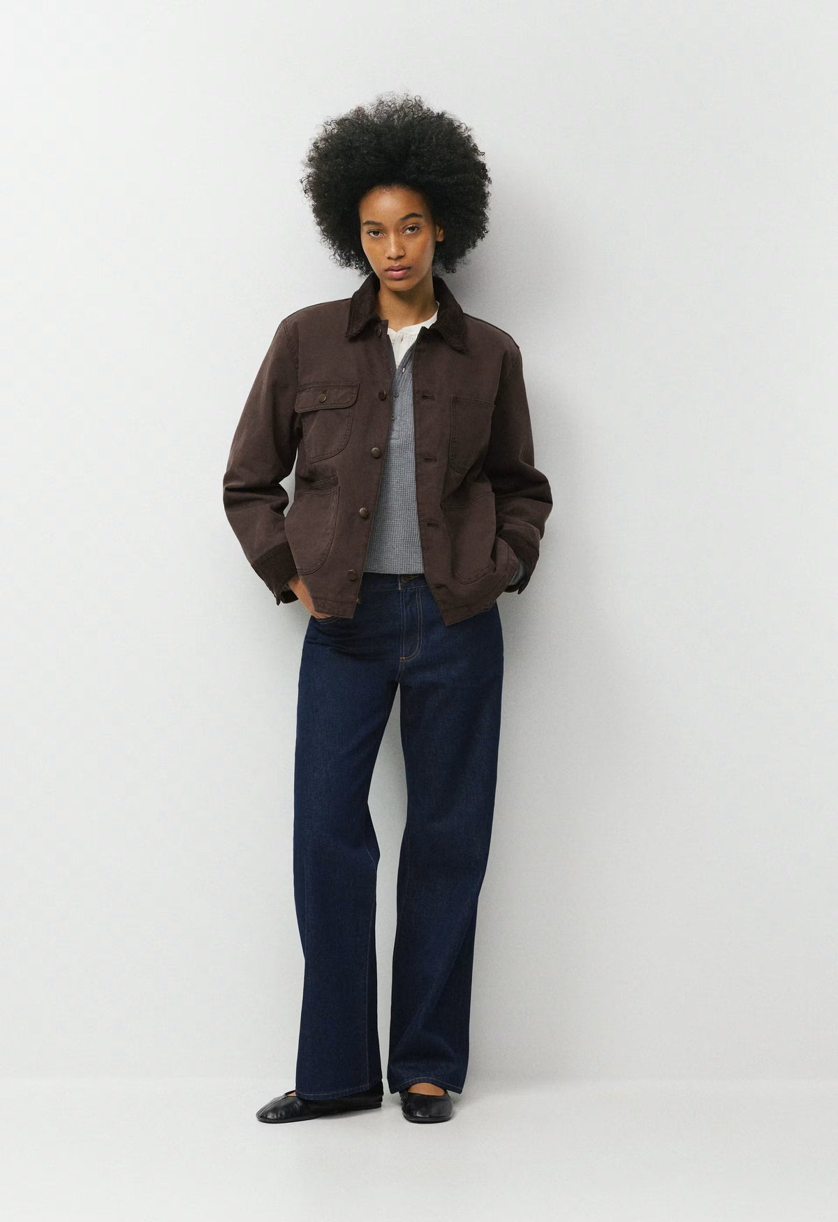 Neighbour Barn Jacket - VINTAGE CCO NB BROWN