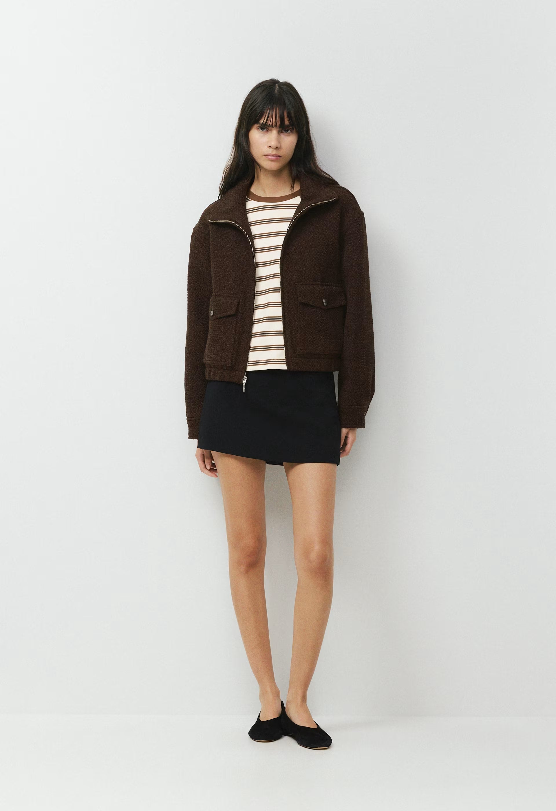 Highstreet Bomber - CC NIB BROWN/ TONAL