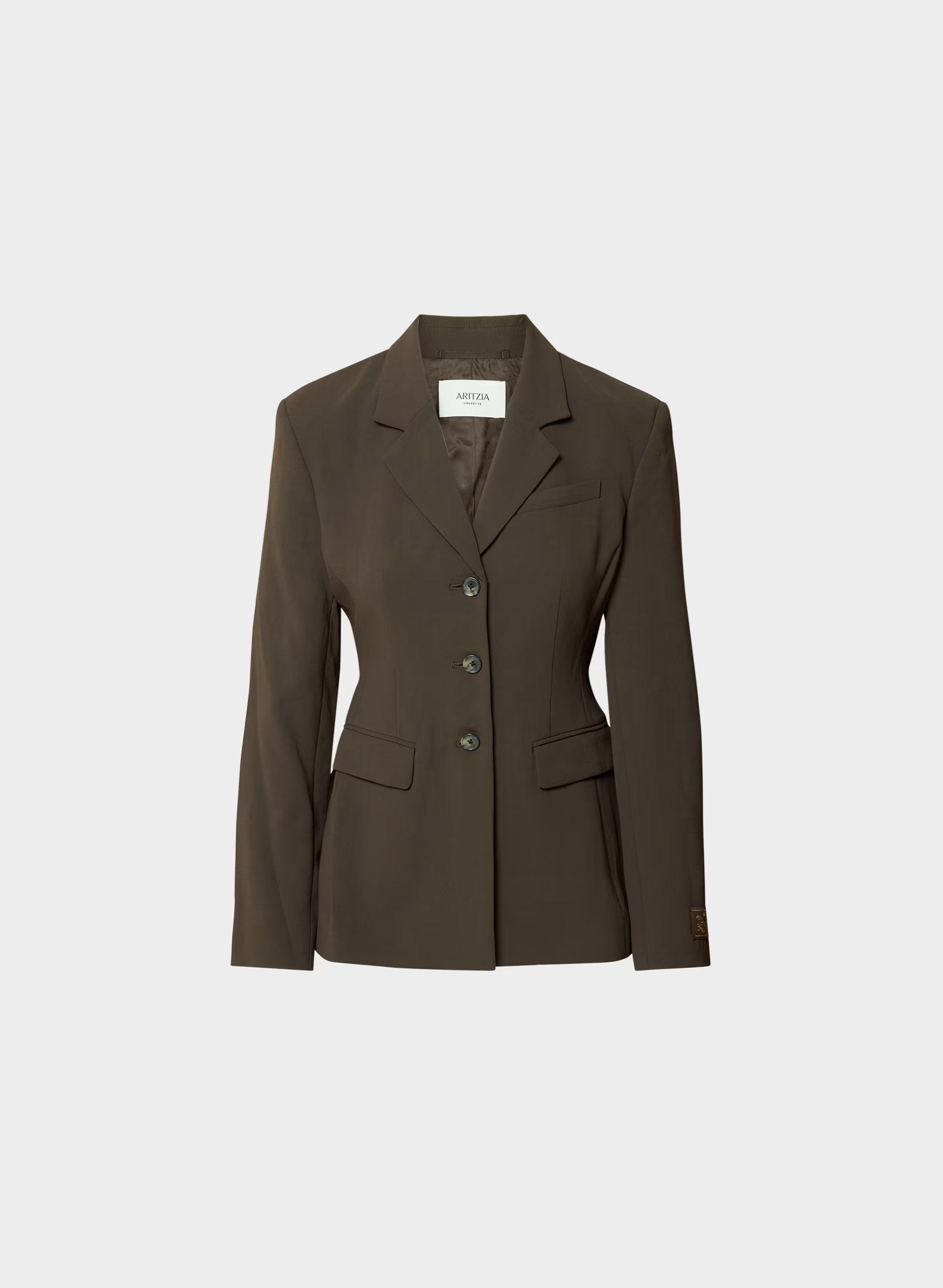 Standout Blazer - Crepette™ - CACAO NIB BROWN