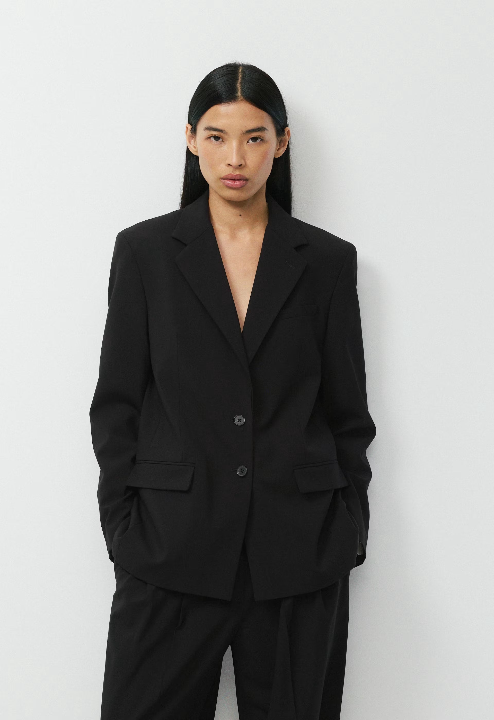 Advance Wool Blazer - BLACK