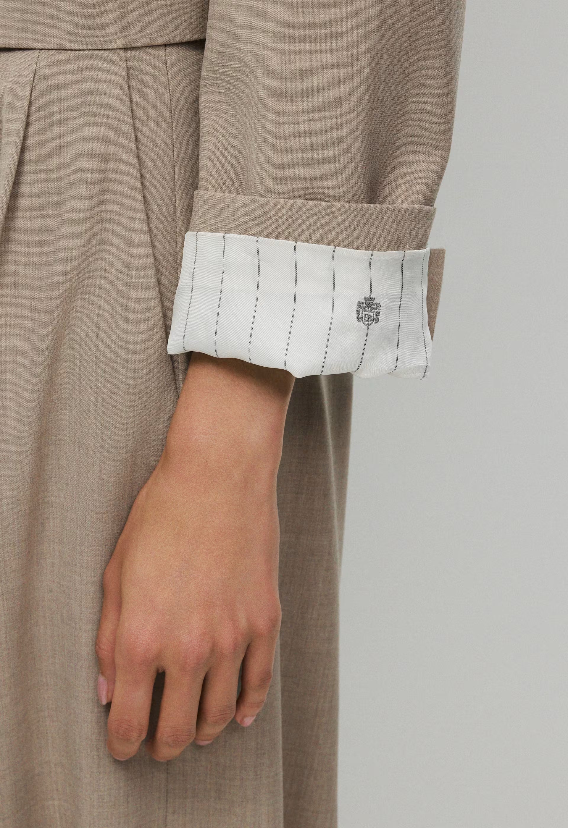 Command Wool Blazer - HEATHER NOMAD TAUPE