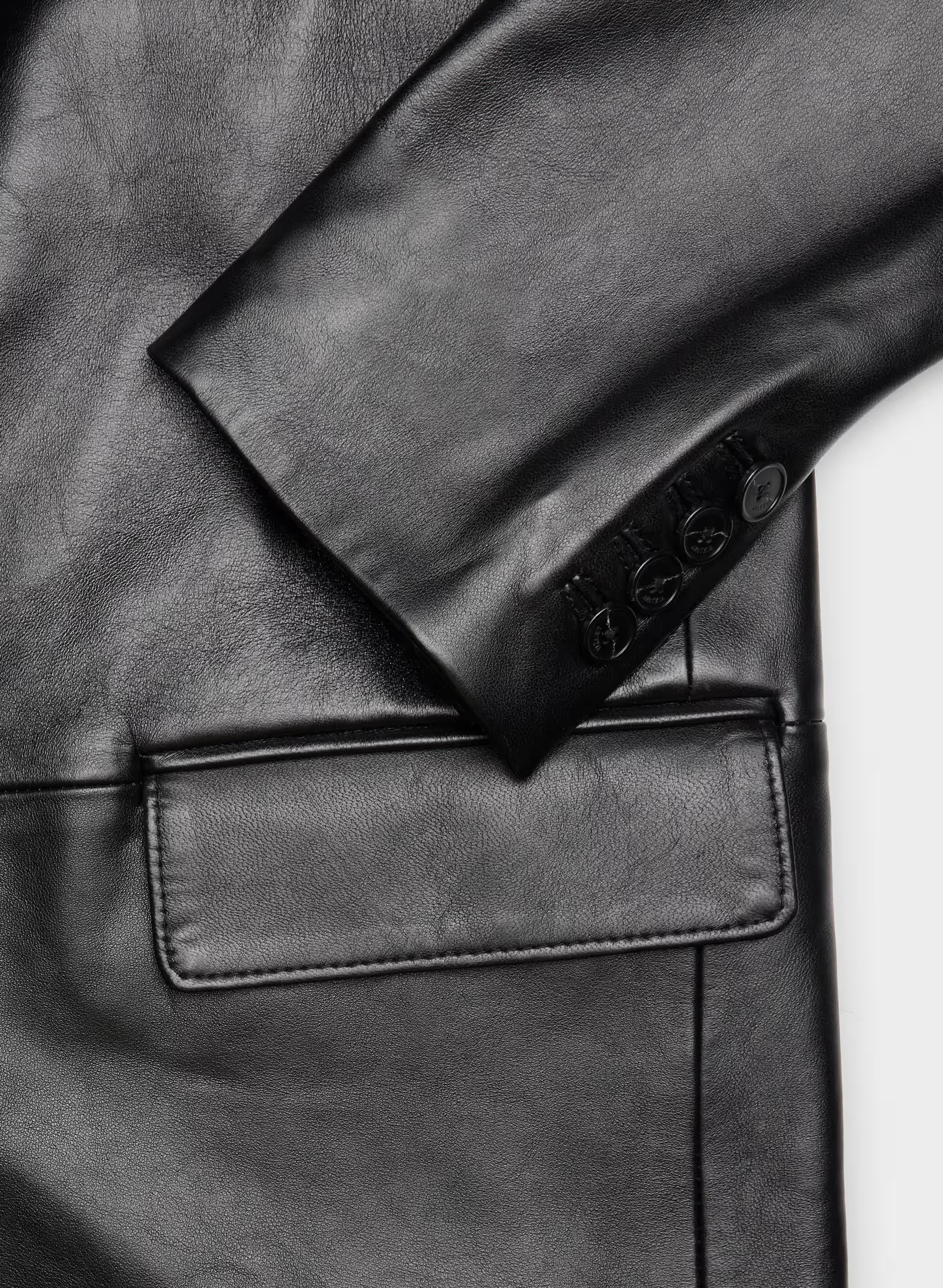 Cecil Blazer - Leather - BLACK