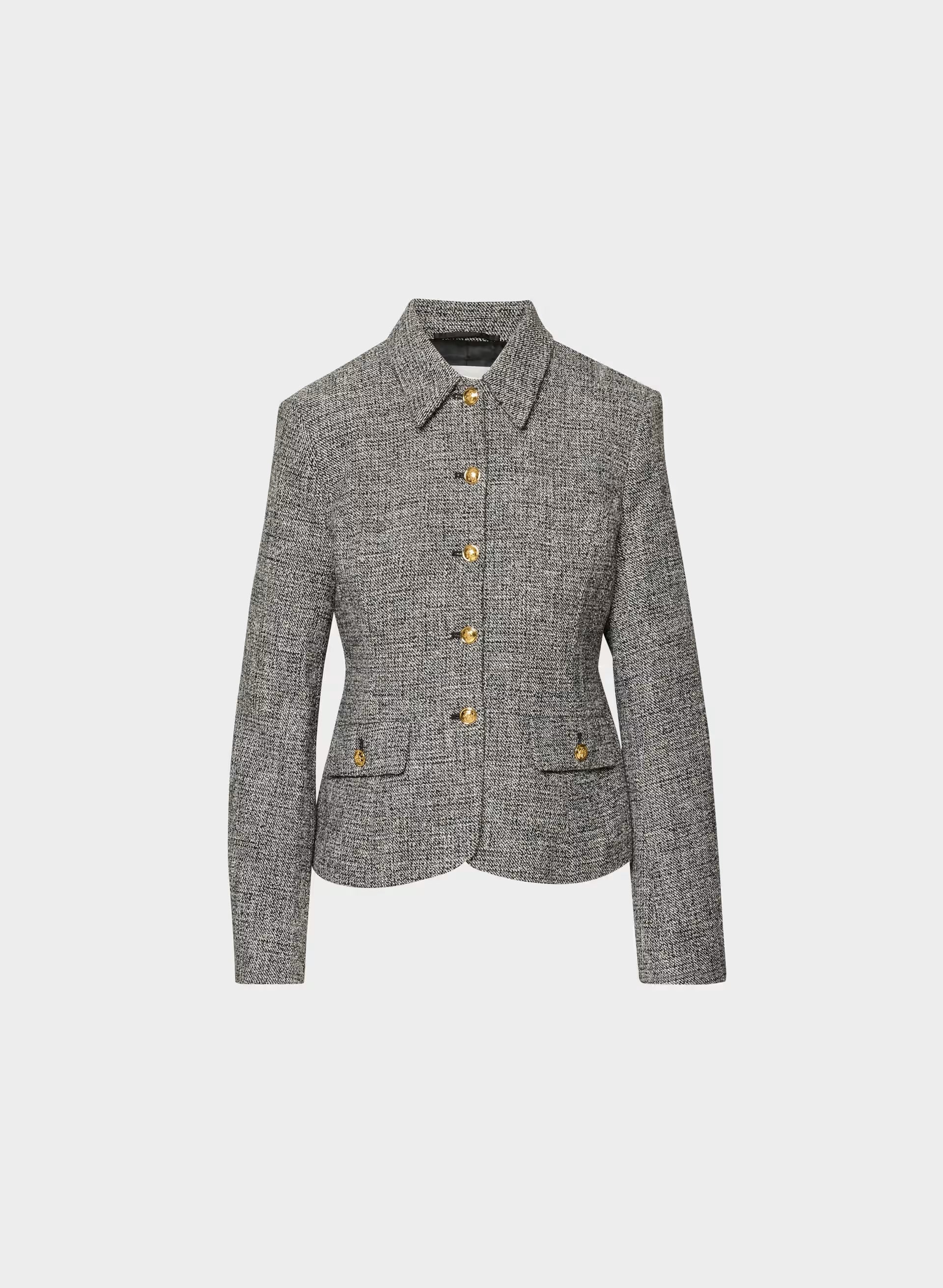 Gateway Jacket - SPCKL TWEED BLK/WHITE