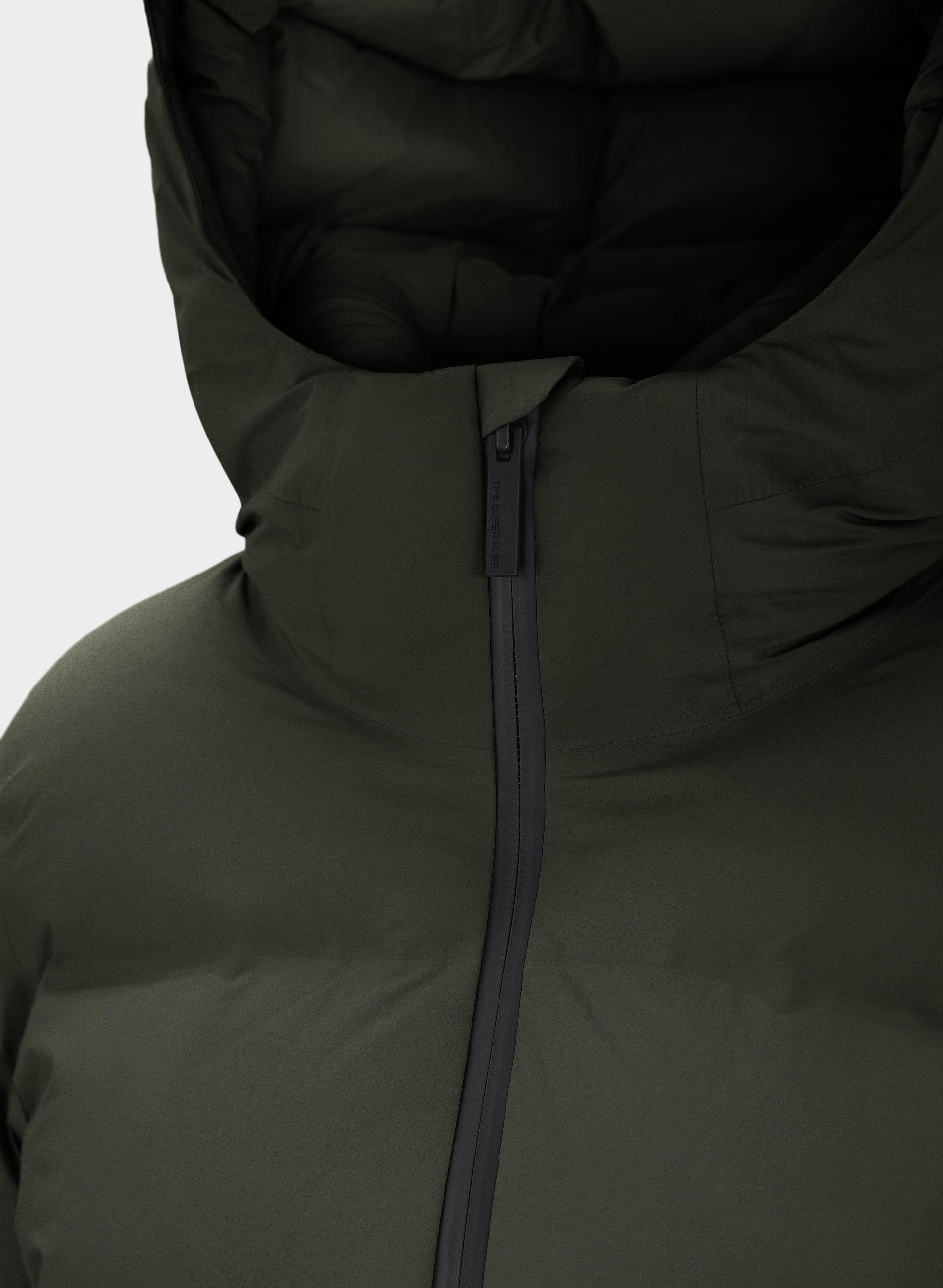 The SuperSnug Puff₂O™ Long - Rainstop™ - FLINT GREEN