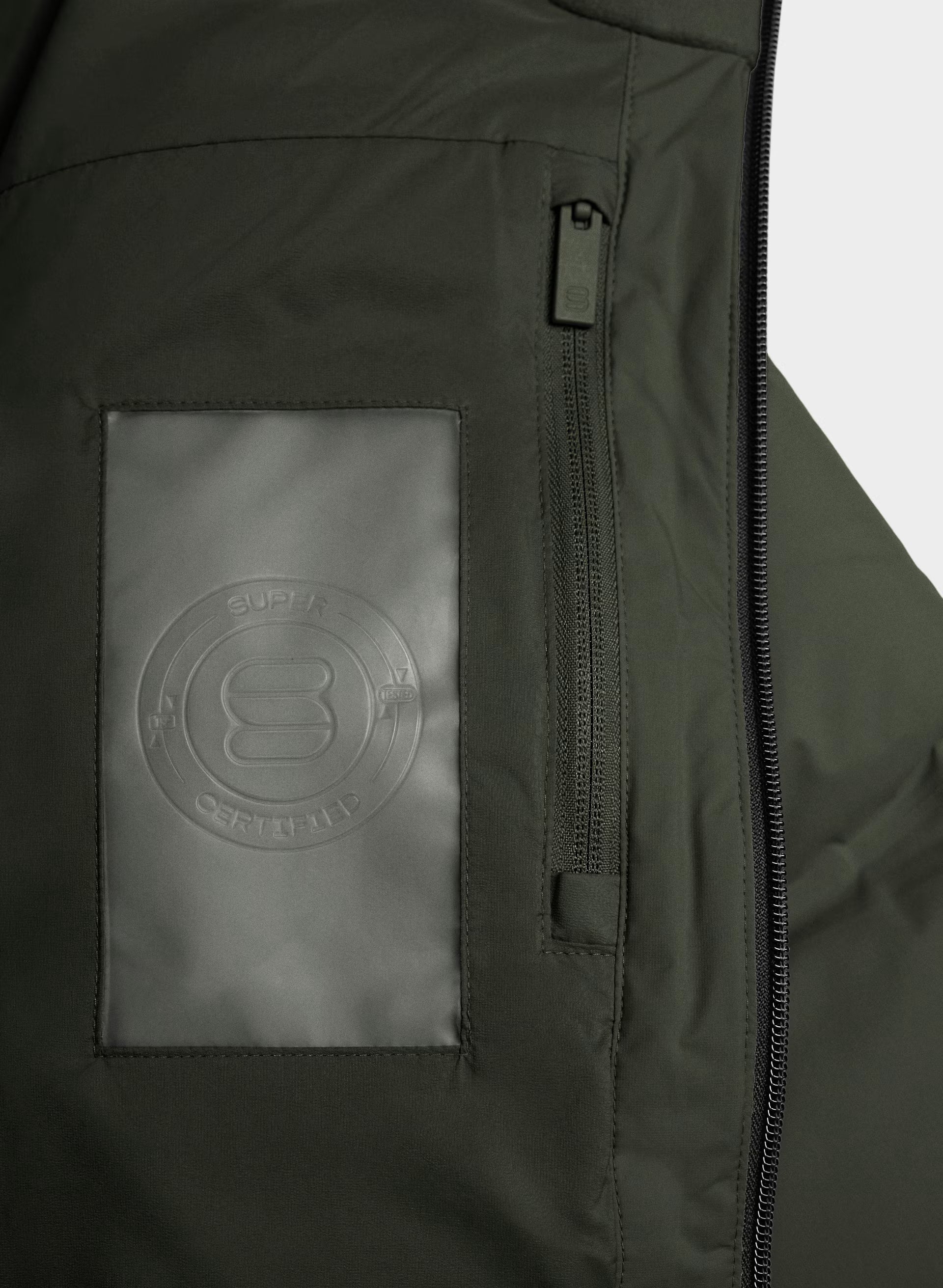 The SuperSnug Puff₂O™ Long - Rainstop™ - FLINT GREEN