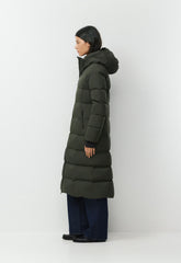 The SuperSnug Puff₂O™ Long - Rainstop™ - FLINT GREEN