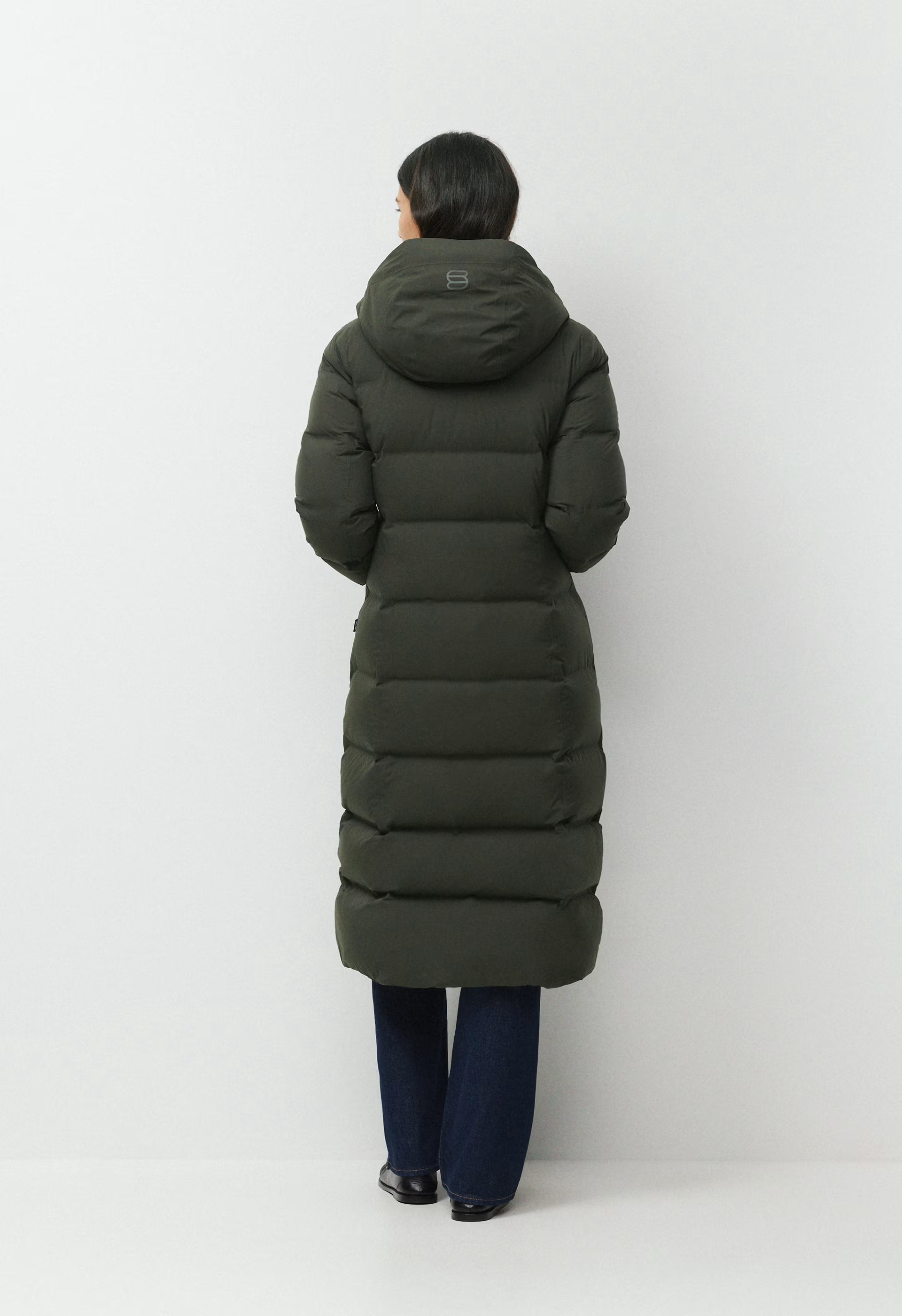 The SuperSnug Puff₂O™ Long - Rainstop™ - FLINT GREEN