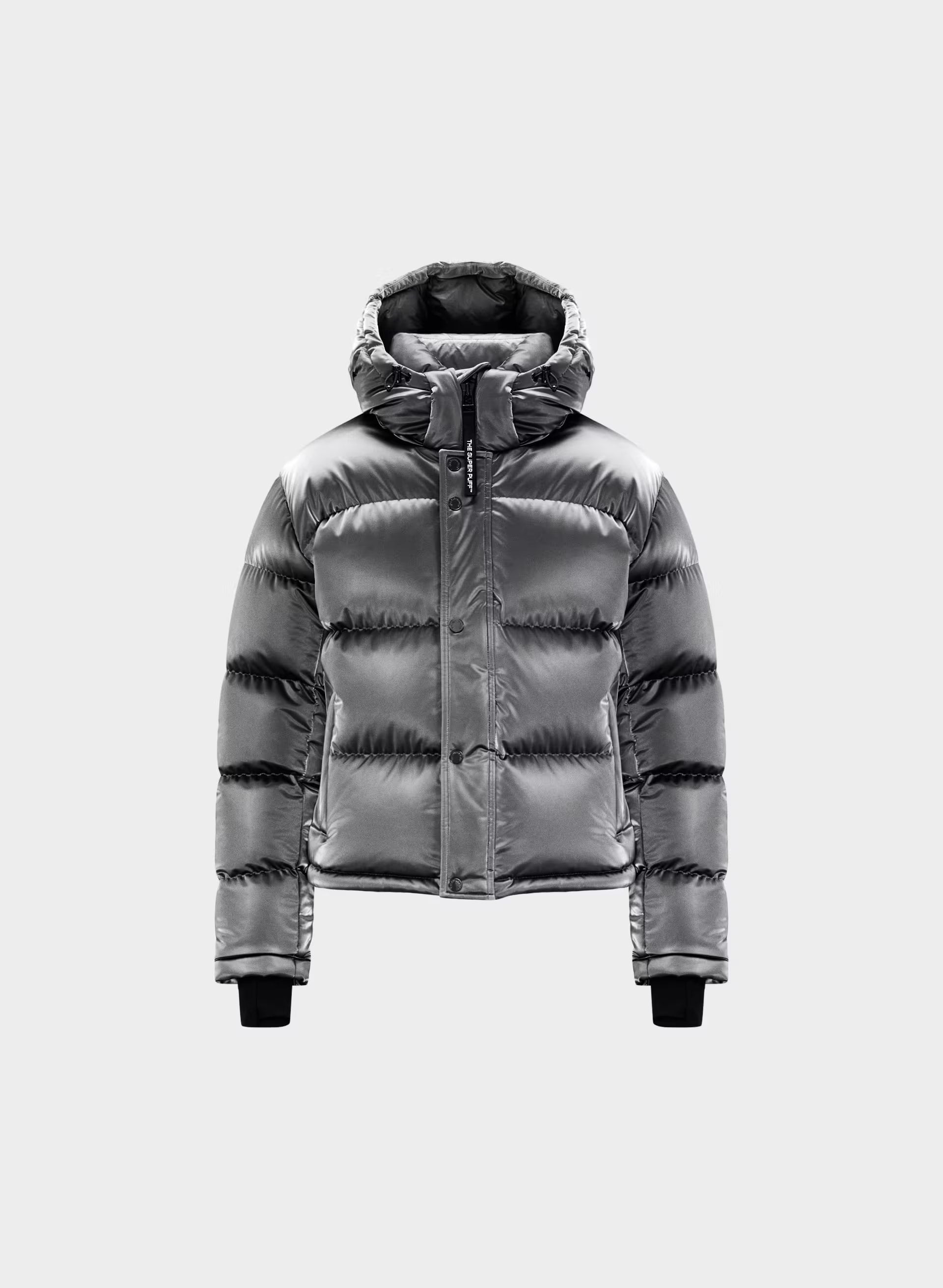 The Super Puff™ Shorty - Liquid Shine - ELEGANT CHARCOAL