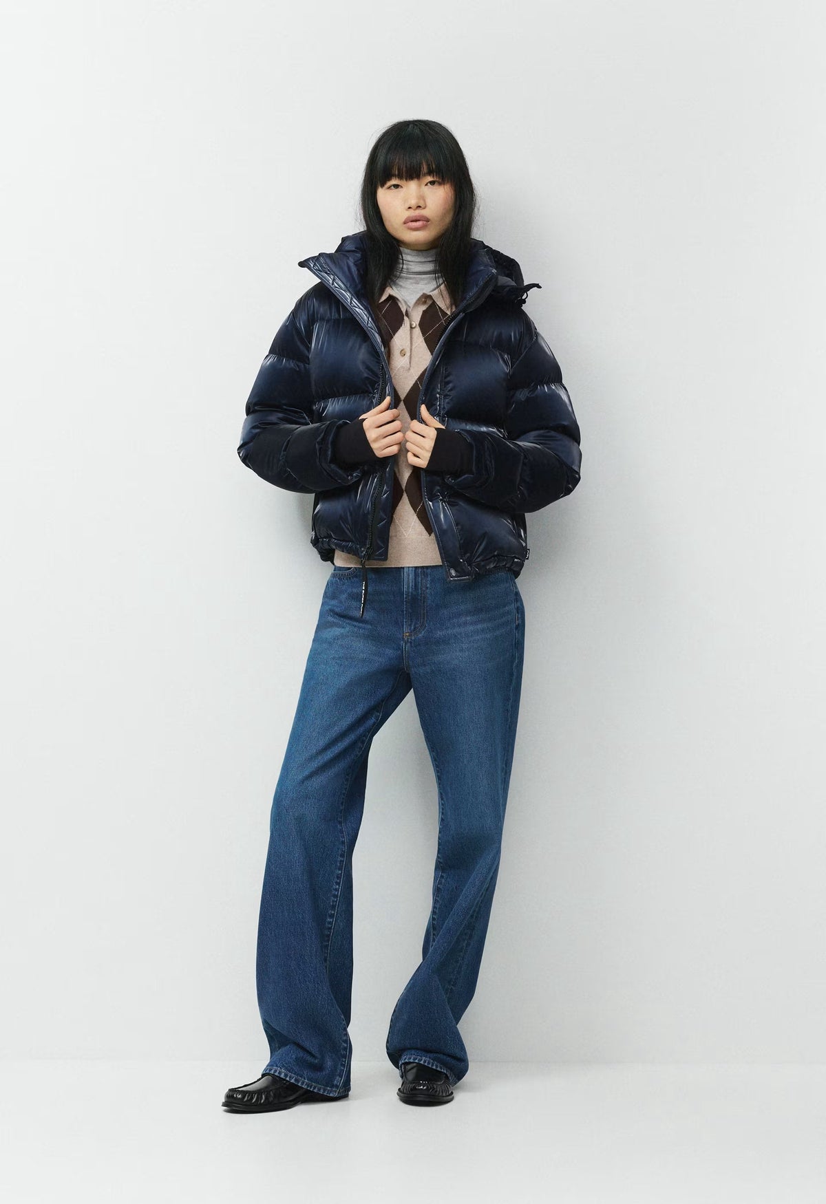 The Super Puff™ Shorty - Liquid Shine - ADMIRAL NAVY